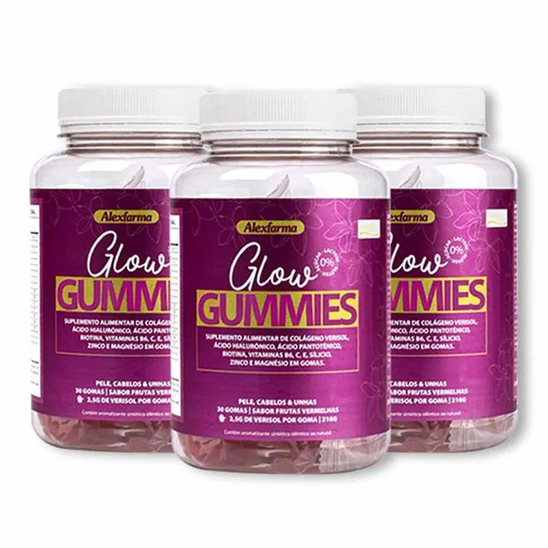 COMBO GLOW GUMMIES 3 MESES DE TRATAMENTO