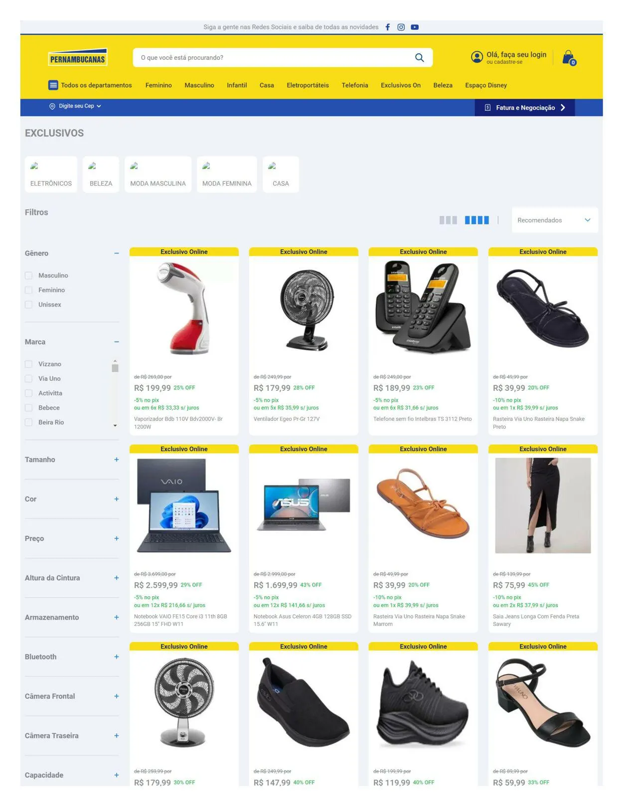 Encarte de Pernambucanas 30 de novembro até 14 de dezembro 2023 - Pagina 1