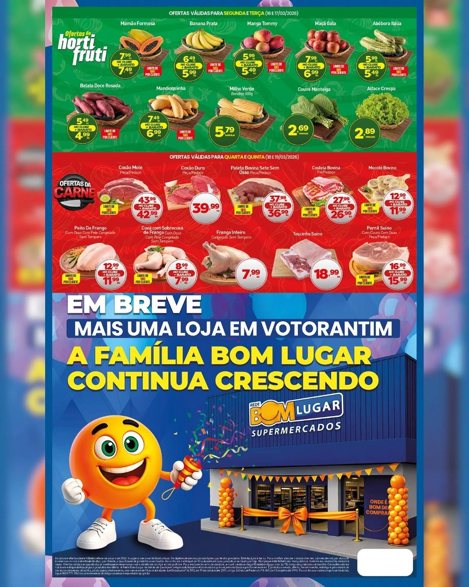 Encarte de Folheto Rede Bom Lugar 16 de março até 19 de março 2026 - Pagina 5