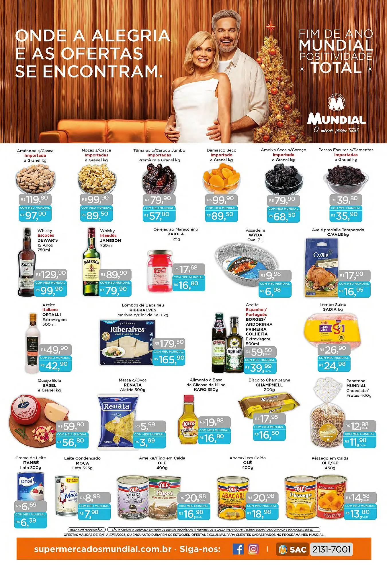 Encarte de Encarte Supermercados Mundial 18 de novembro até 28 de novembro 2025 - Pagina 1