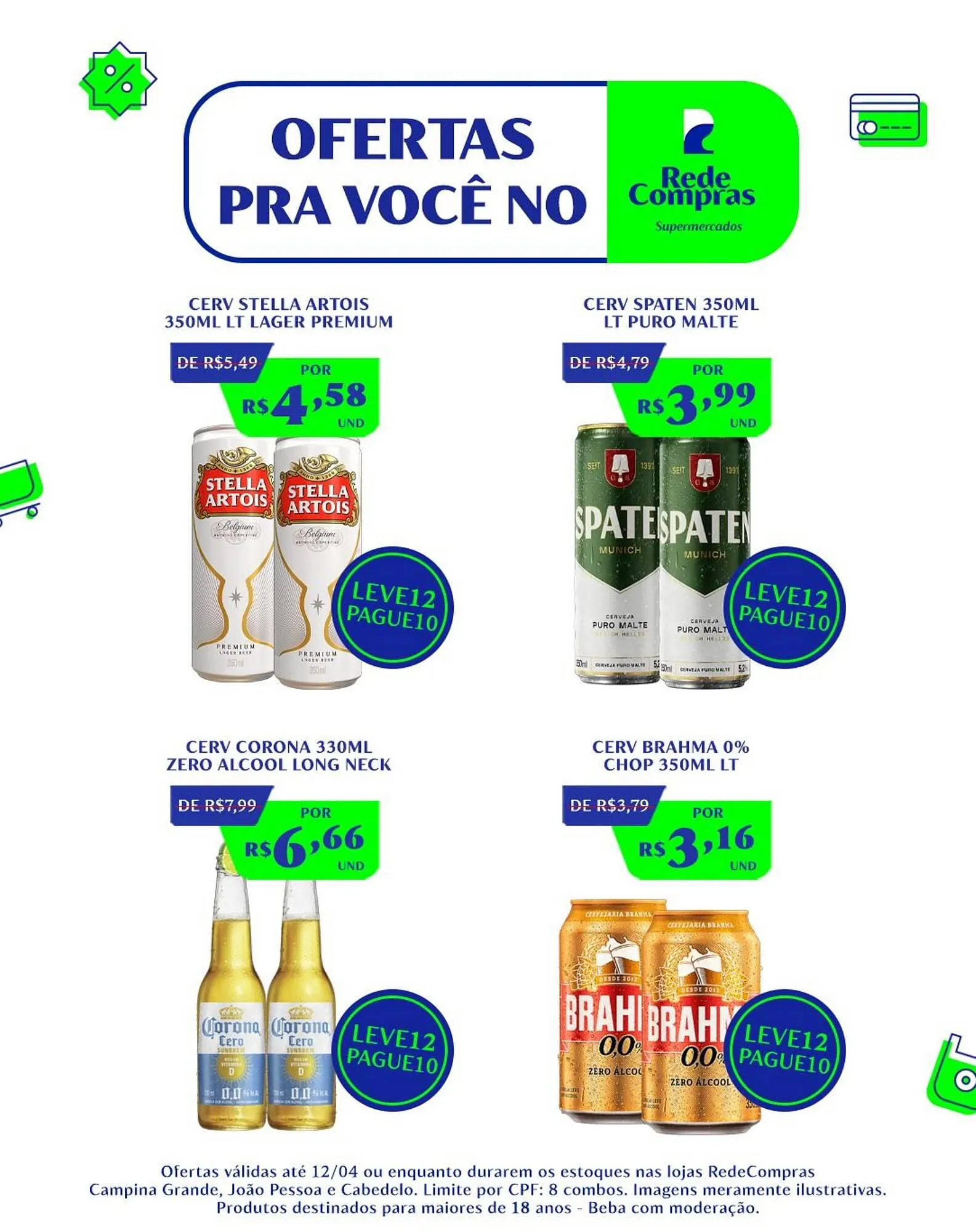 Encarte de Encarte Rede Compras 7 de abril até 12 de abril 2026 - Pagina 1