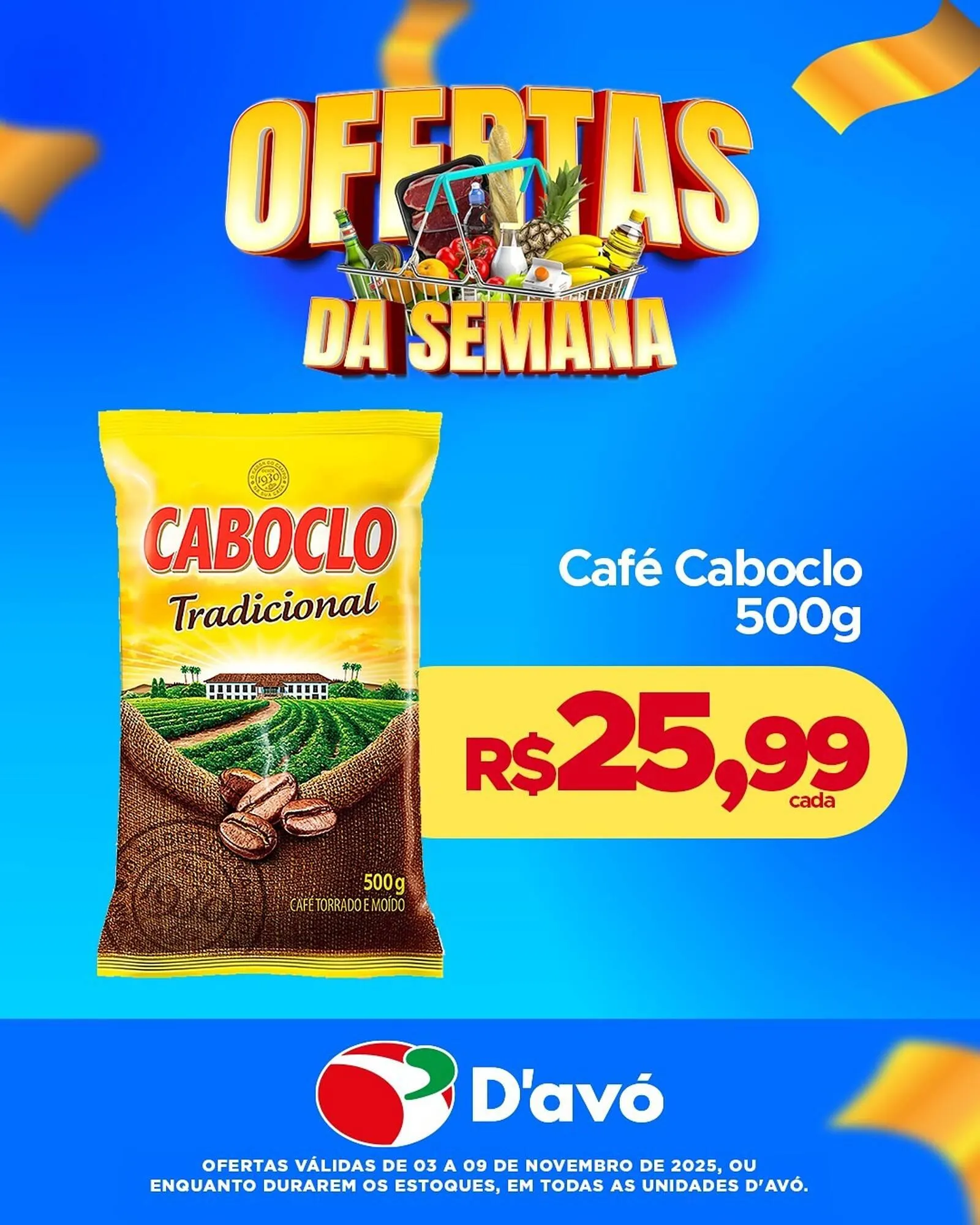 Encarte de Catálogo D'avó Supermercado 6 de novembro até 9 de novembro 2025 - Pagina 1