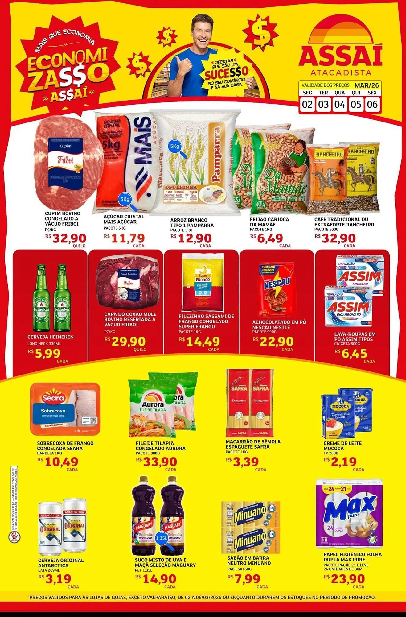 Encarte de Encarte Assaí Atacadista 2 de março até 6 de março 2026 - Pagina 1