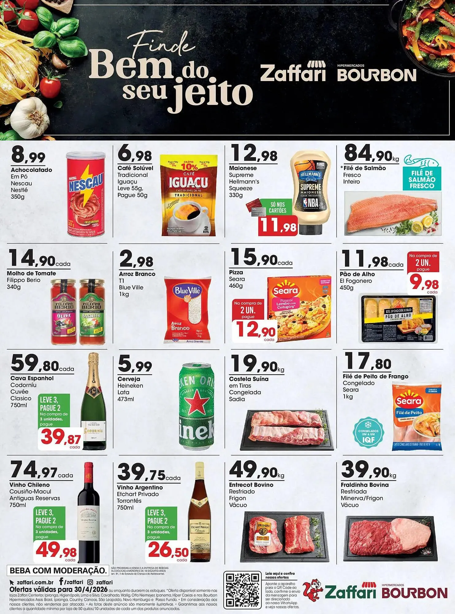 Encarte de Encarte Zaffari 30 de abril até 1 de maio 2026 - Pagina 1