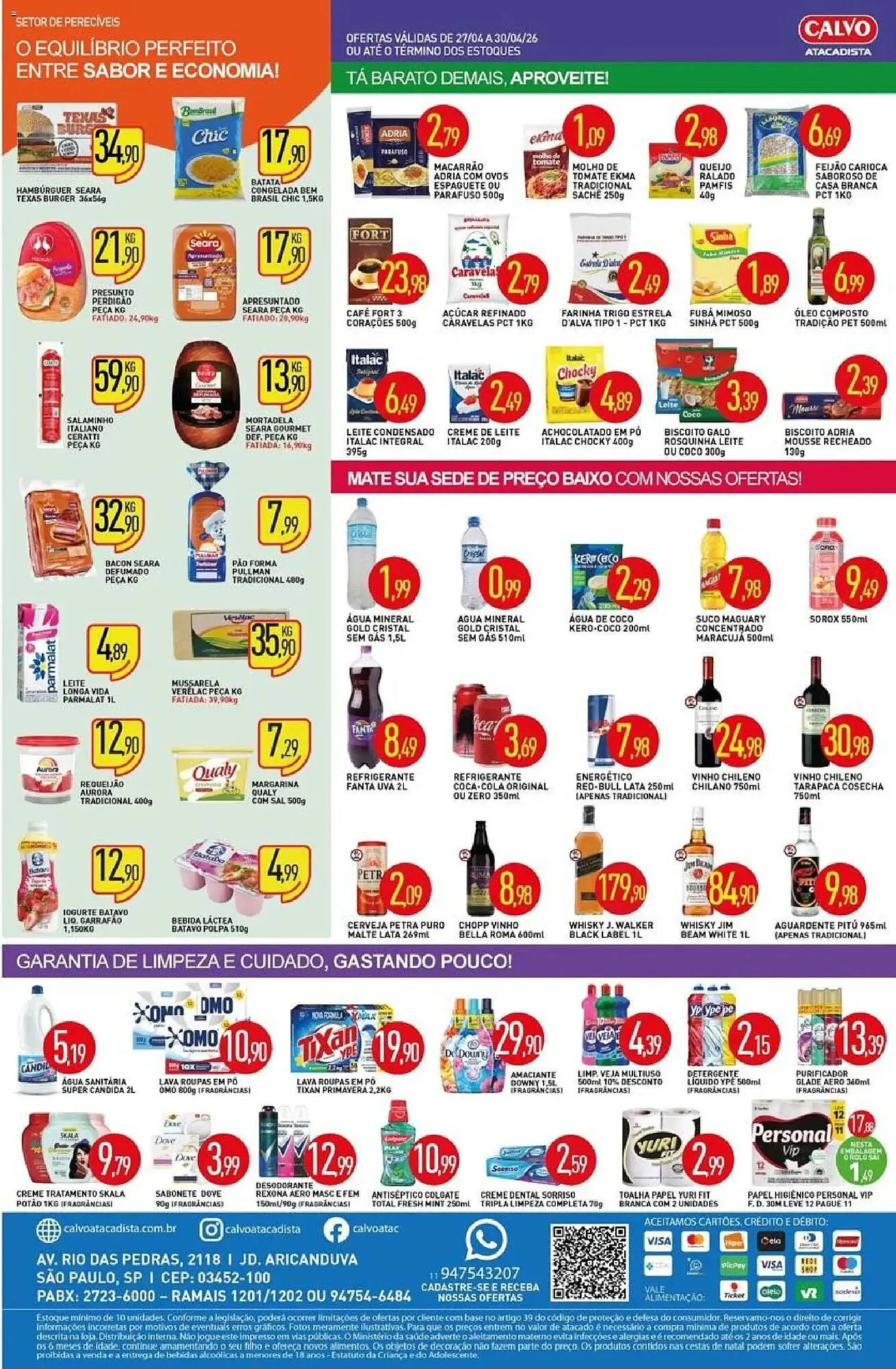 Encarte de Folheto Calvo Atacadista 27 de abril até 1 de maio 2026 - Pagina 2