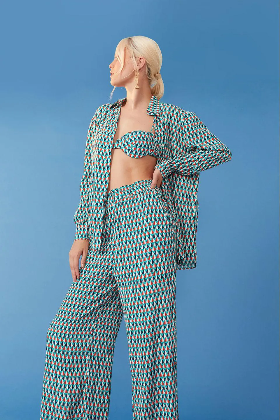 Calça Estampa Sardina