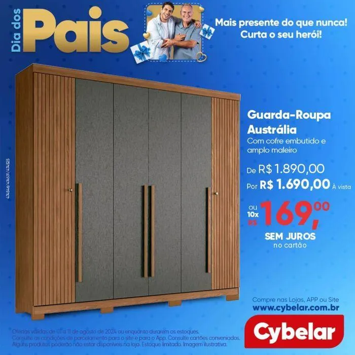 Encarte de Ofertas Cybelar 2 de agosto até 11 de agosto 2024 - Pagina 1