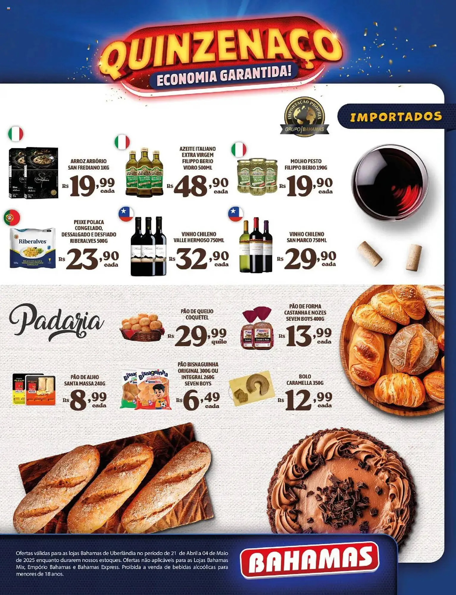 Encarte de Catálogo Bahamas Supermercados 21 de abril até 4 de maio 2025 - Pagina 5