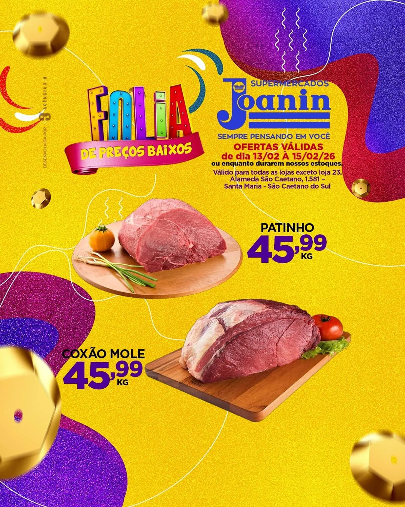 Encarte de Catálogo Supermercados Joanin 14 de fevereiro até 15 de fevereiro 2026 - Pagina 3