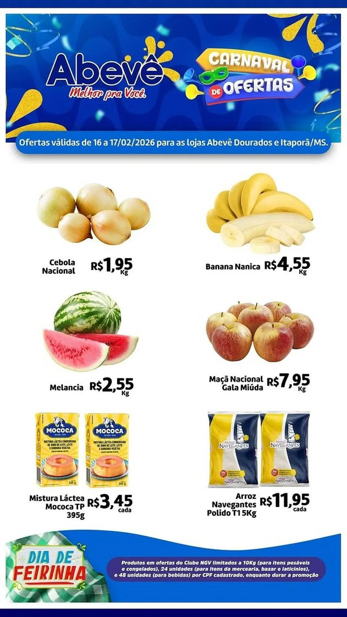 Encarte de Catálogo Abevê Supermercados 16 de fevereiro até 17 de fevereiro 2026 - Pagina 2