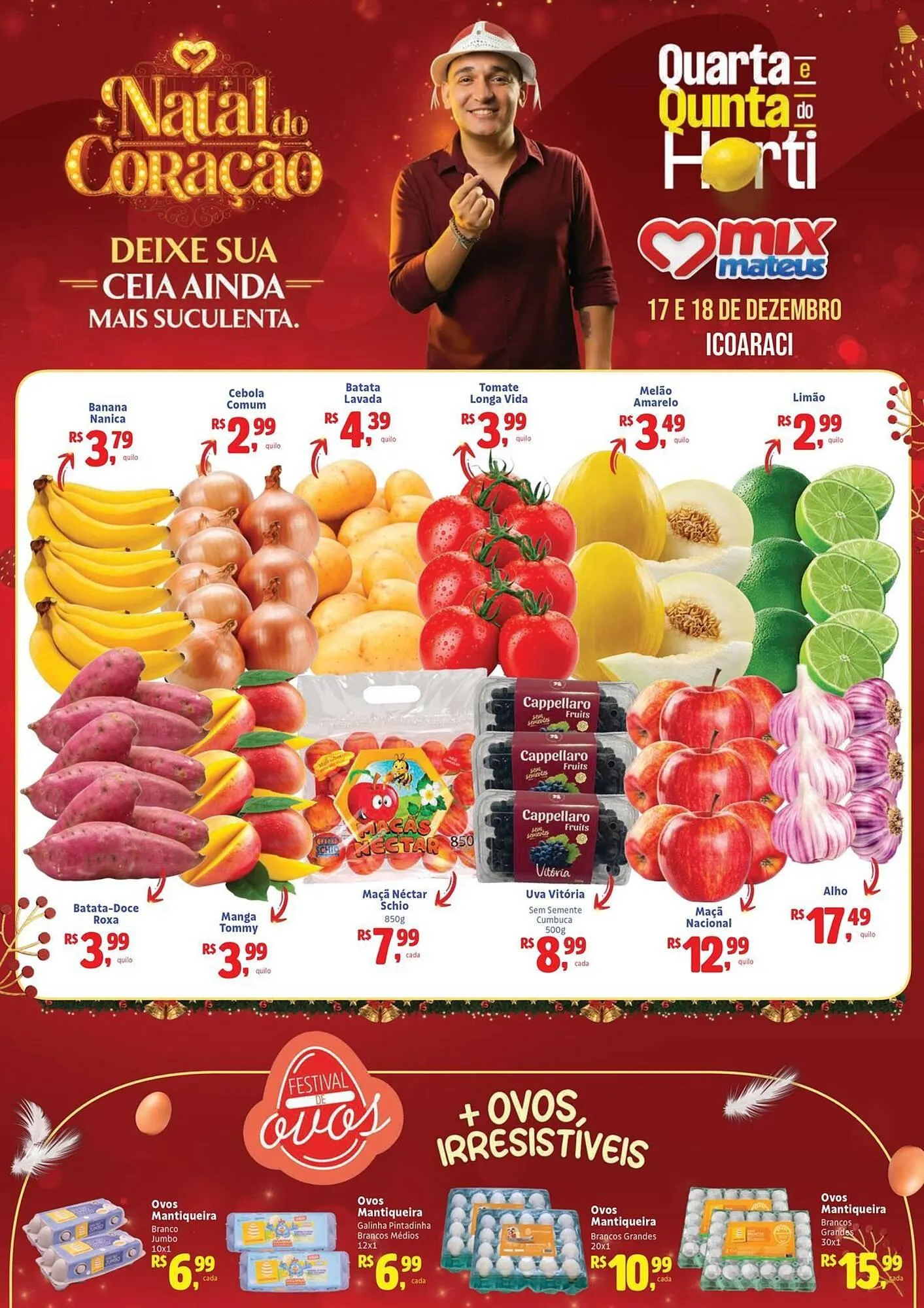 Encarte de Catálogo Supermercados Mateus 17 de dezembro até 18 de dezembro 2025 - Pagina 1