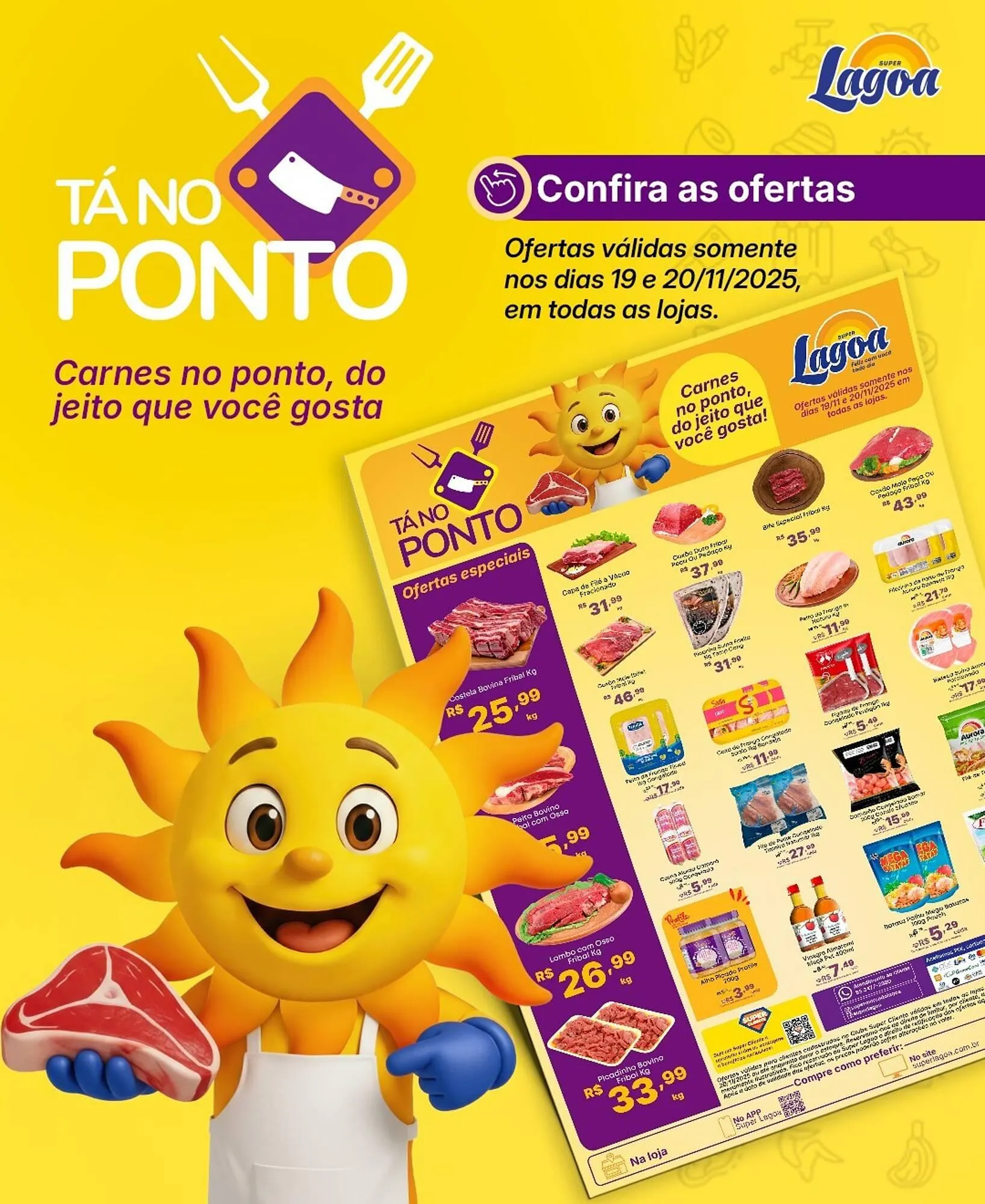 Encarte de Encarte Super Lagoa 19 de novembro até 20 de novembro 2025 - Pagina 1