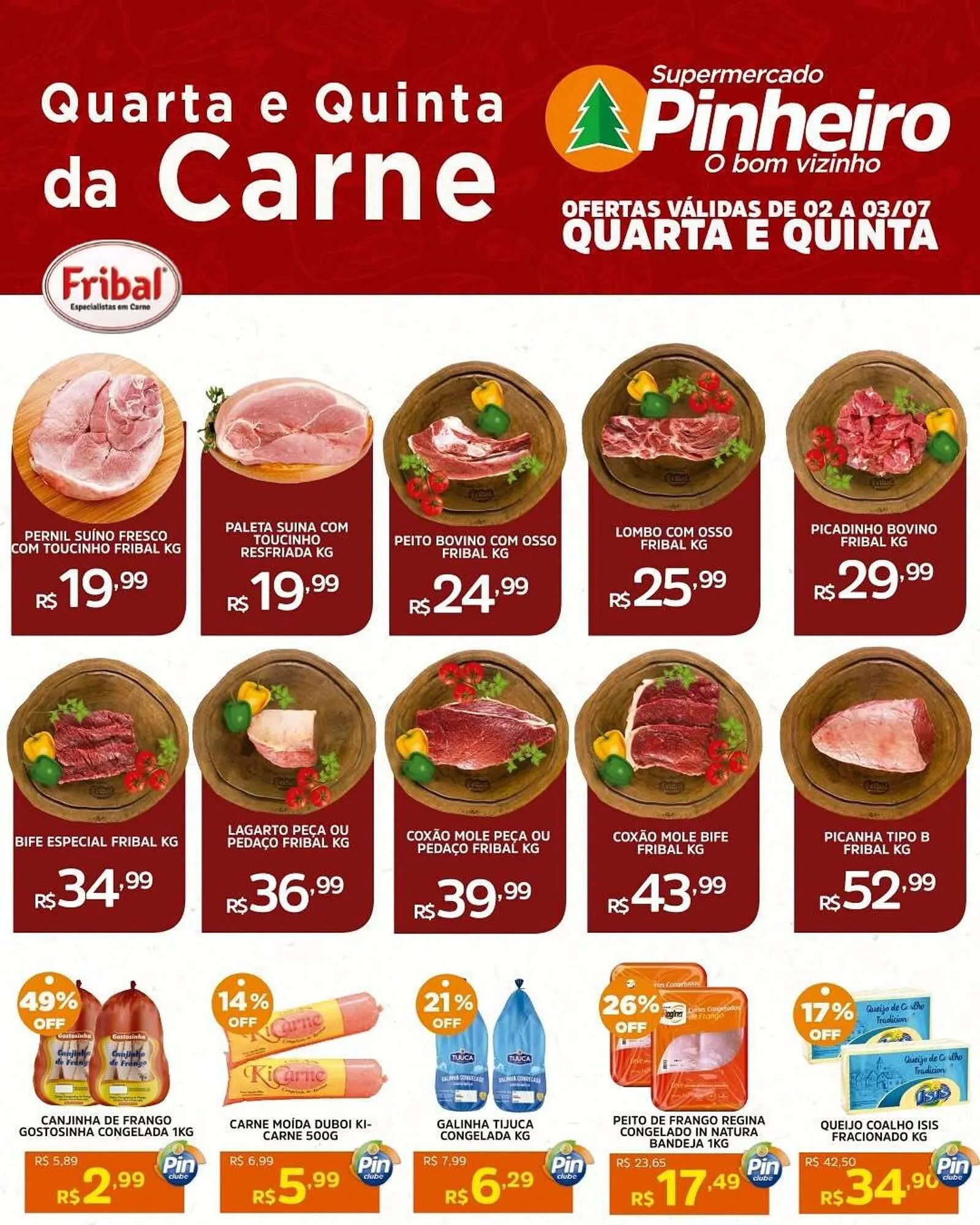 Encarte de Catálogo Pinheiro Supermercado 2 de julho até 3 de julho 2025 - Pagina 2