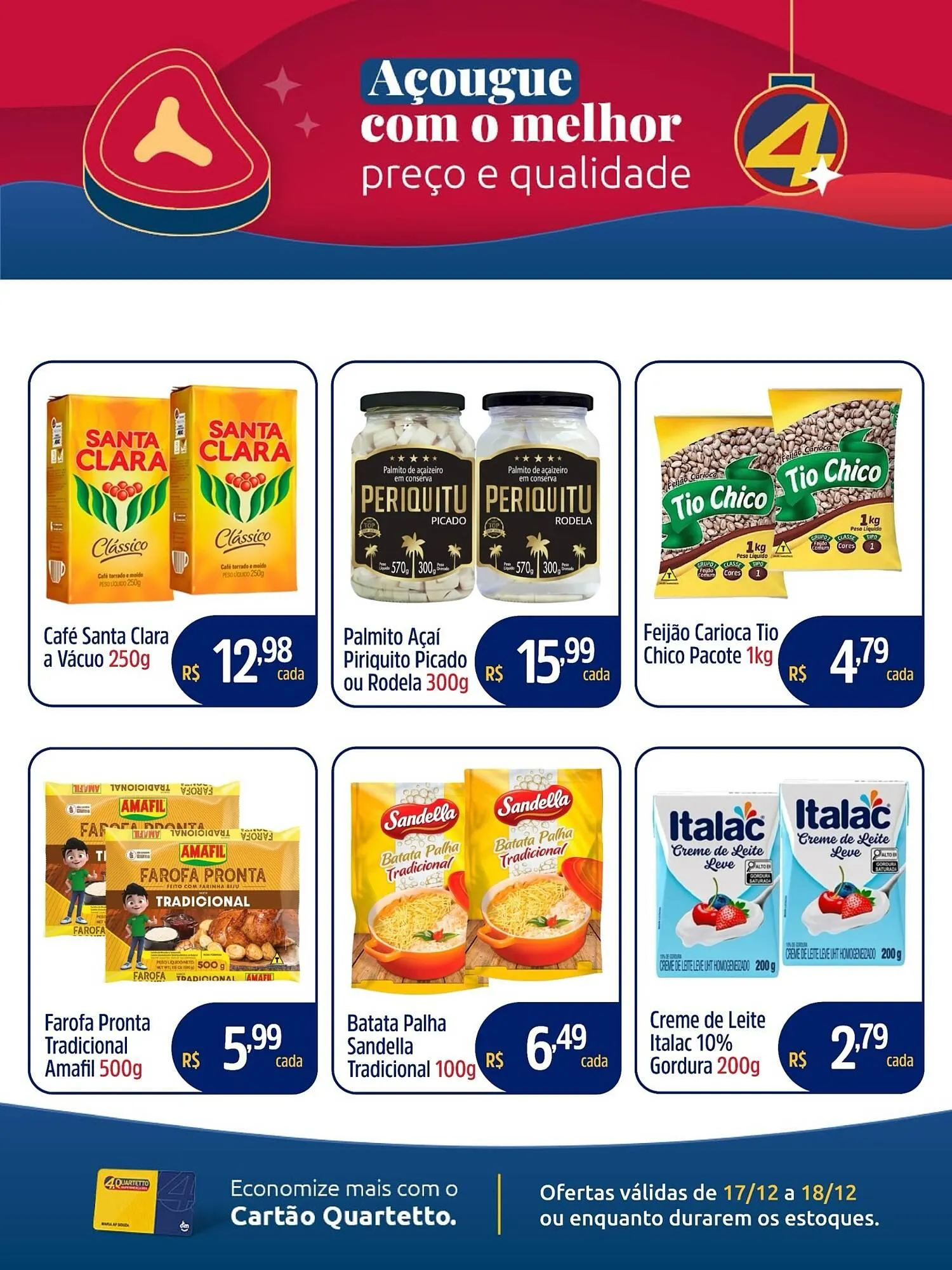 Encarte de Catálogo Quartetto Supermercados 17 de dezembro até 18 de dezembro 2025 - Pagina 5