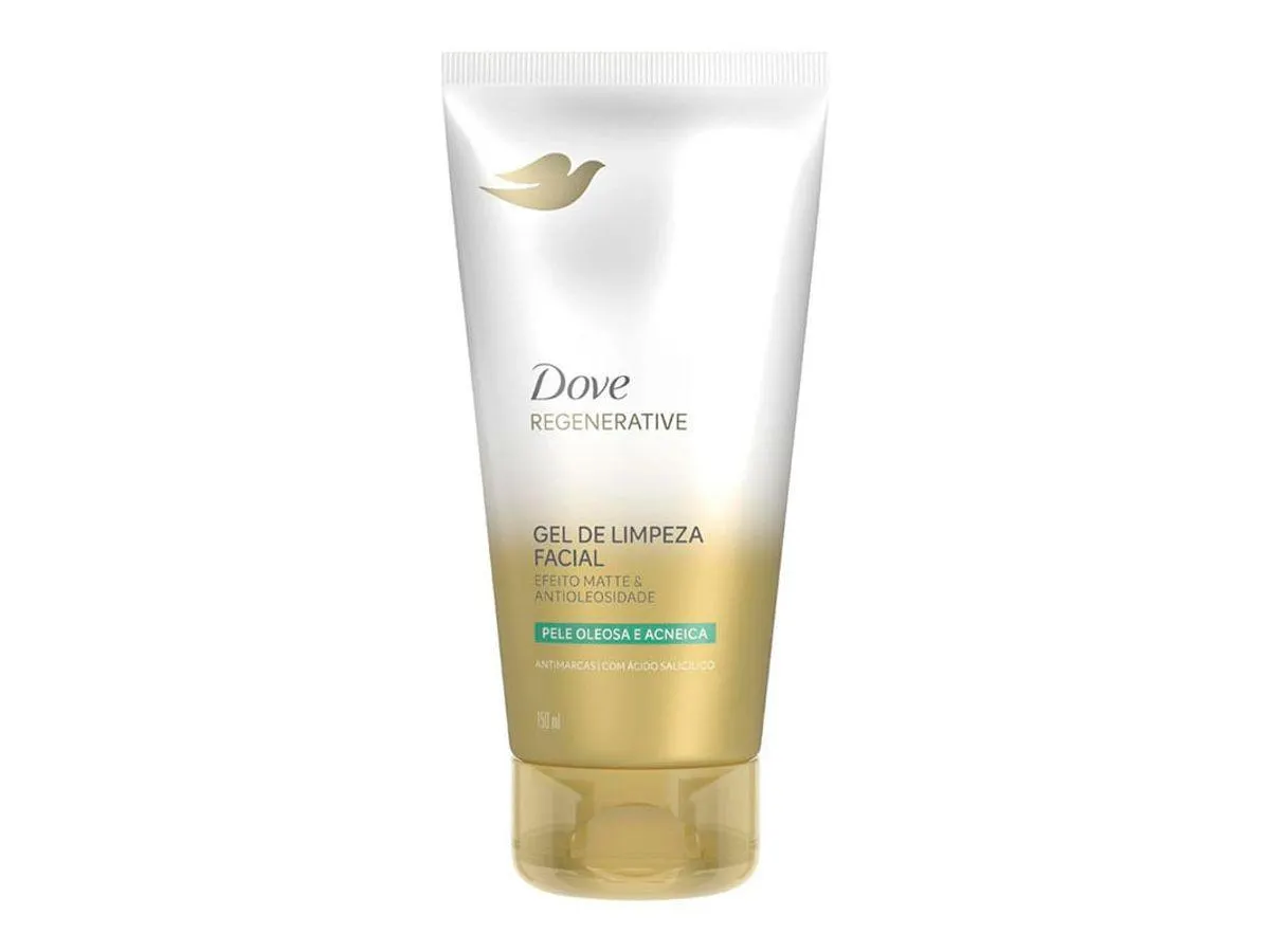 Gel de Limpeza Facial Dove Regenerative Efeito Matte & Antioleosidade Pele Oleosa e Acneica 150ml