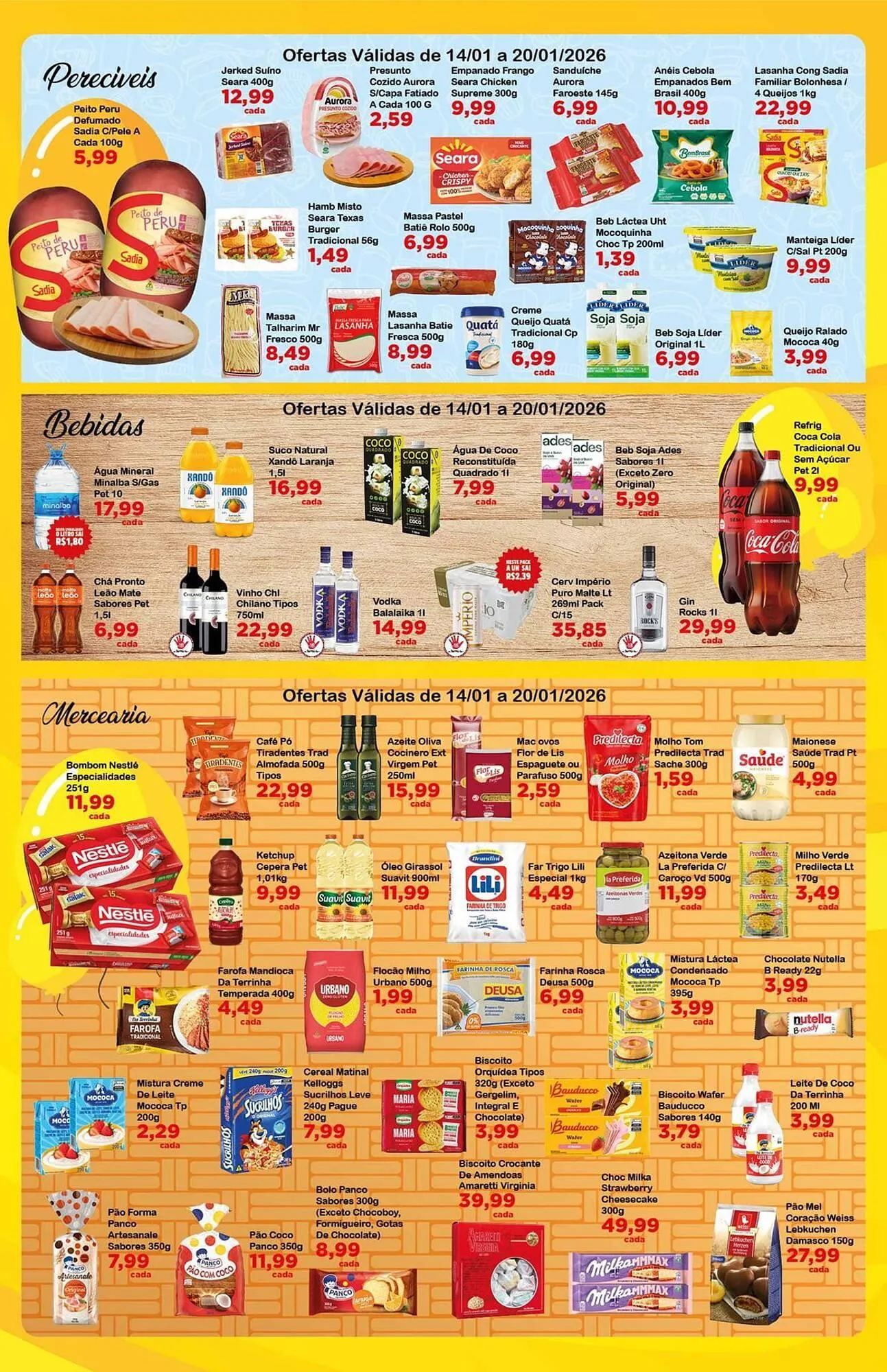 Encarte de Catálogo Chama Supermercados 14 de janeiro até 20 de janeiro 2026 - Pagina 3