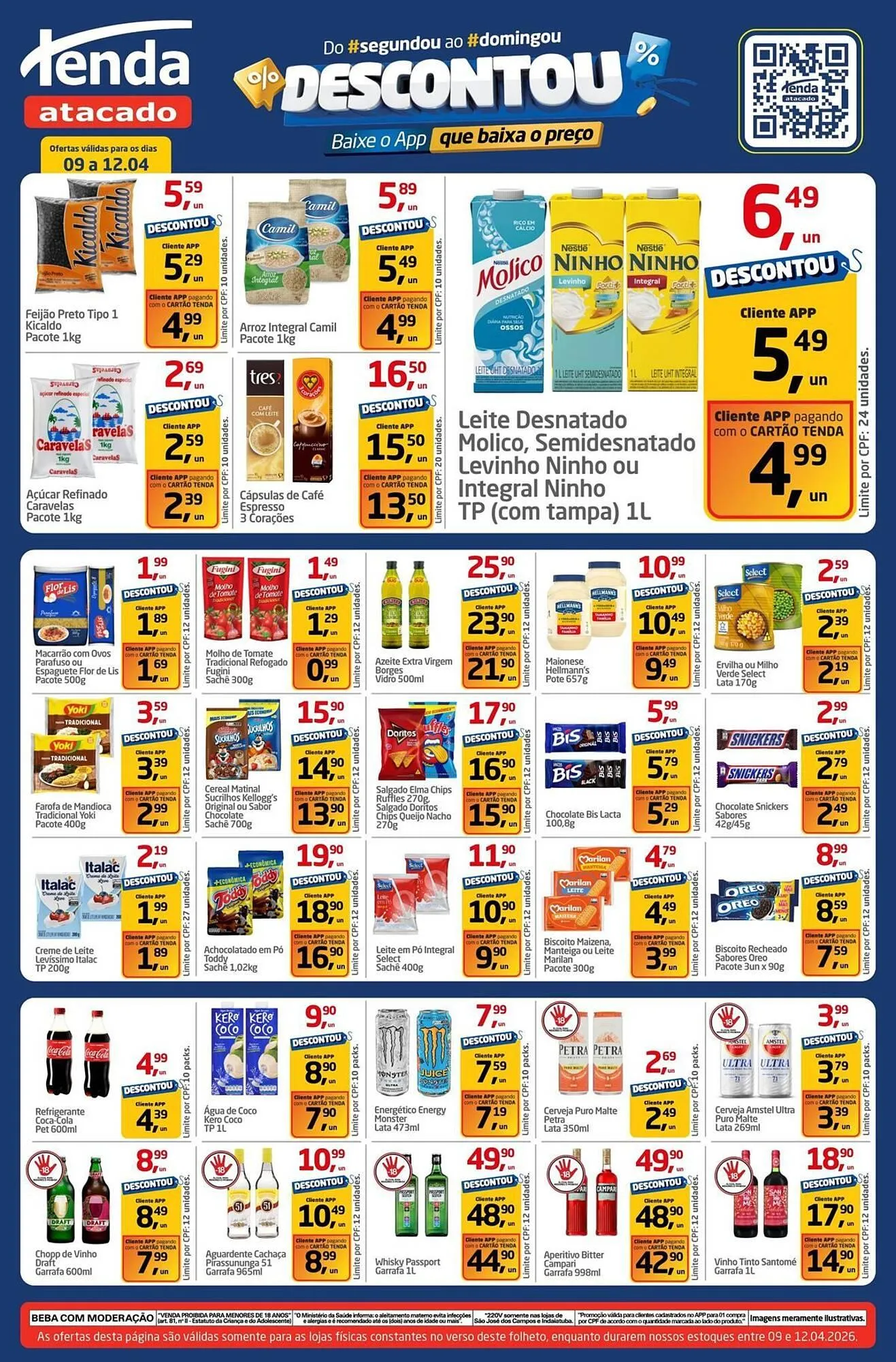 Encarte de Folheto Tenda Atacado 9 de abril até 12 de abril 2026 - Pagina 3