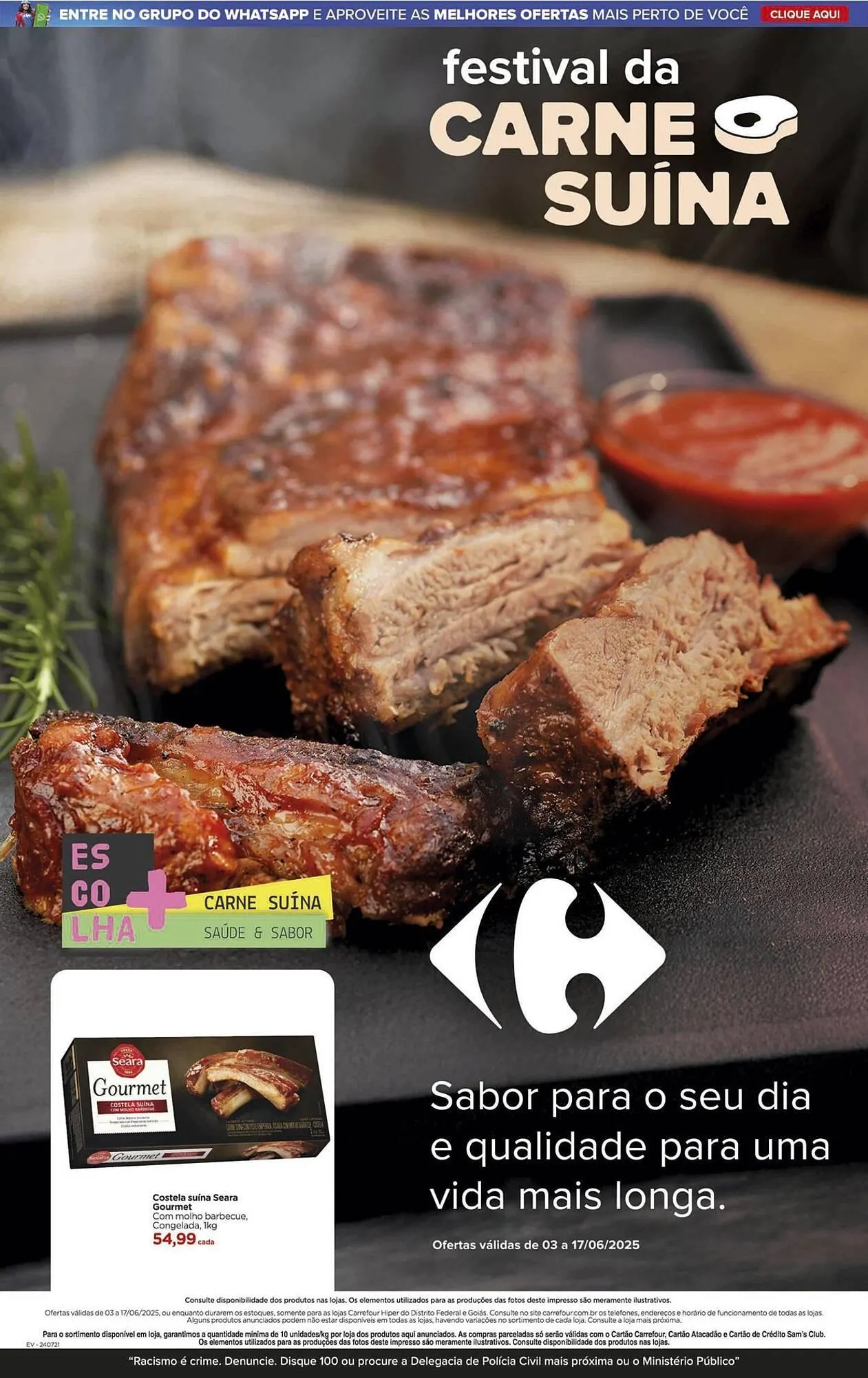 Encarte de Catálogo Carrefour 3 de junho até 17 de junho 2025 - Pagina 1