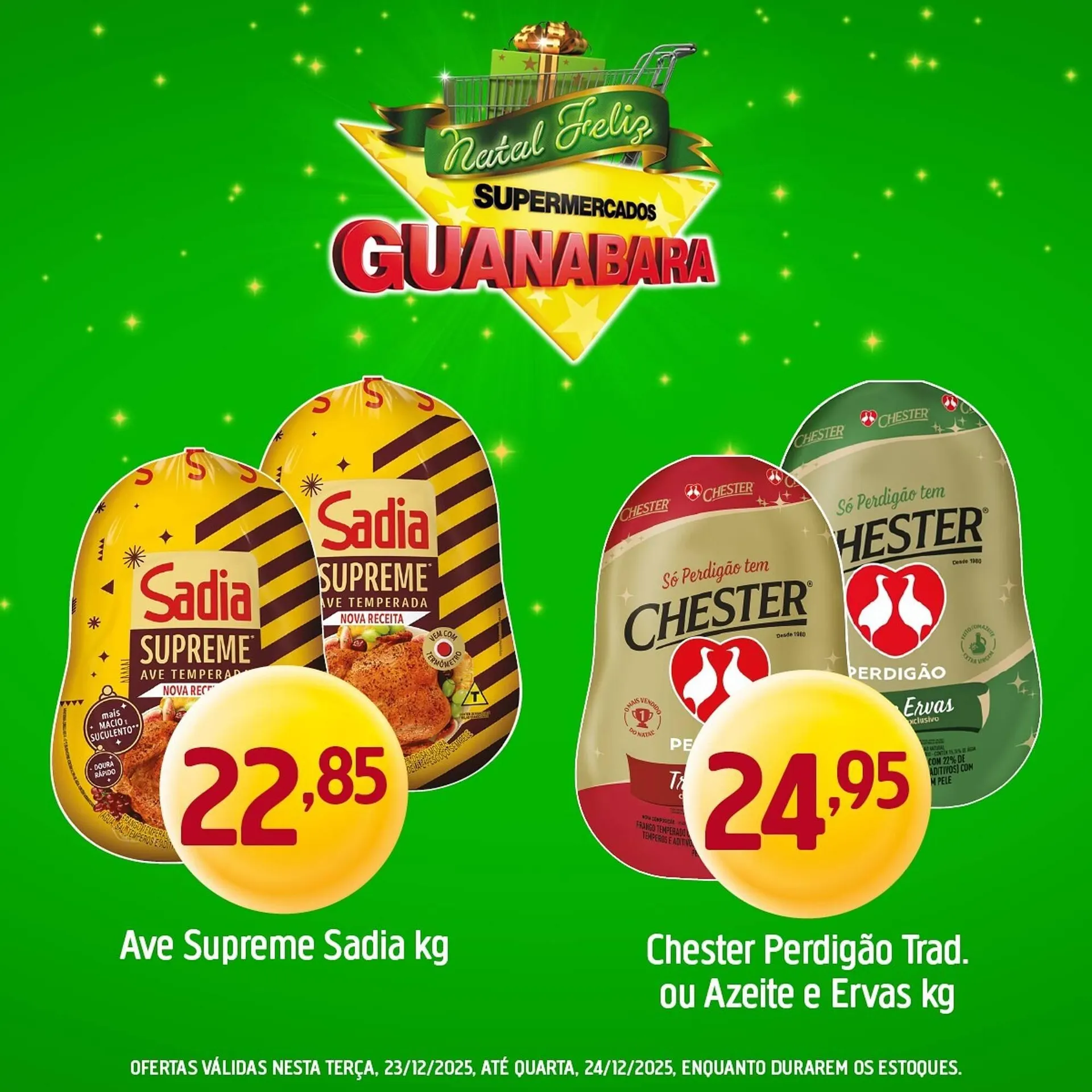 Encarte de Encarte Supermercados Guanabara 23 de dezembro até 24 de dezembro 2025 - Pagina 1