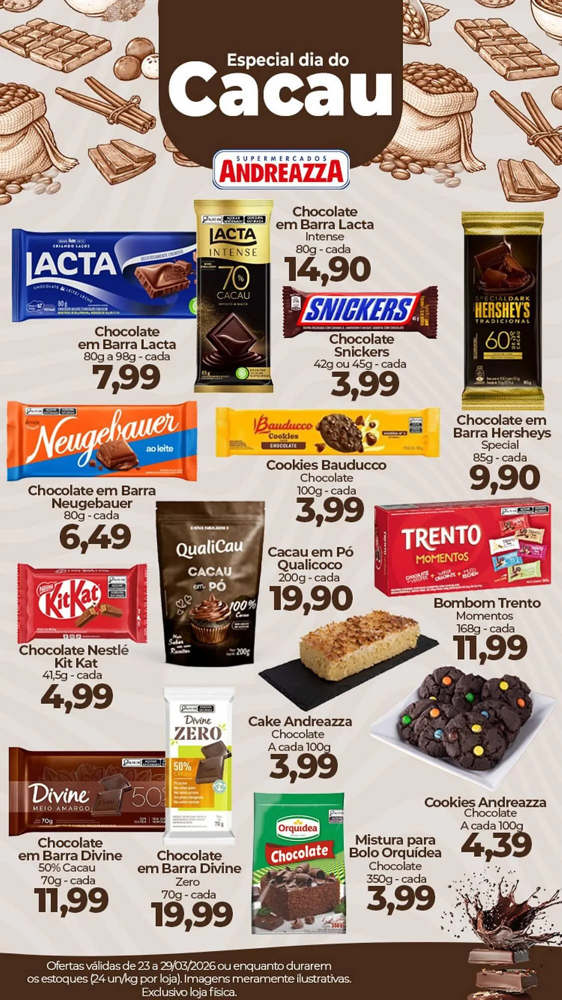 Encarte de Catálogo Supermercados Andreazza 24 de março até 29 de março 2026 - Pagina 1