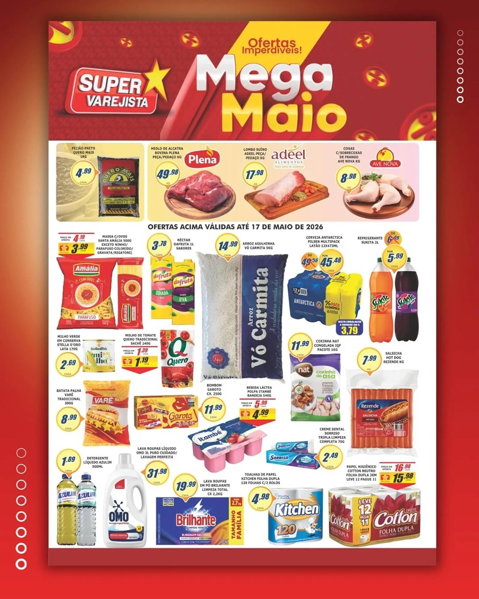 Encarte de Folheto Super Varejista 14 de maio até 25 de maio 2026 - Pagina 1