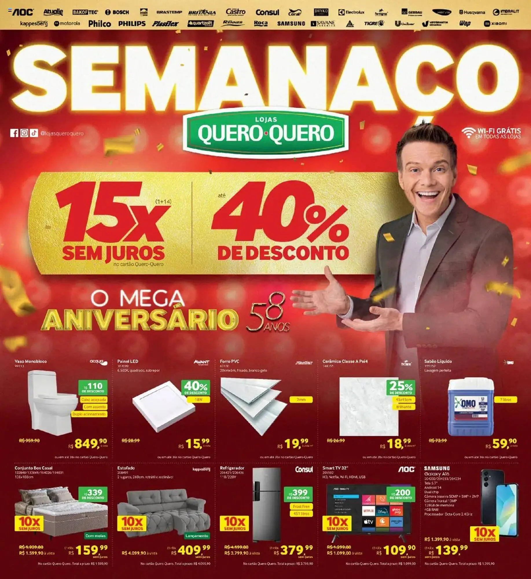 Encarte de Catálogo Quero Quero 4 de agosto até 10 de agosto 2025 - Pagina 1