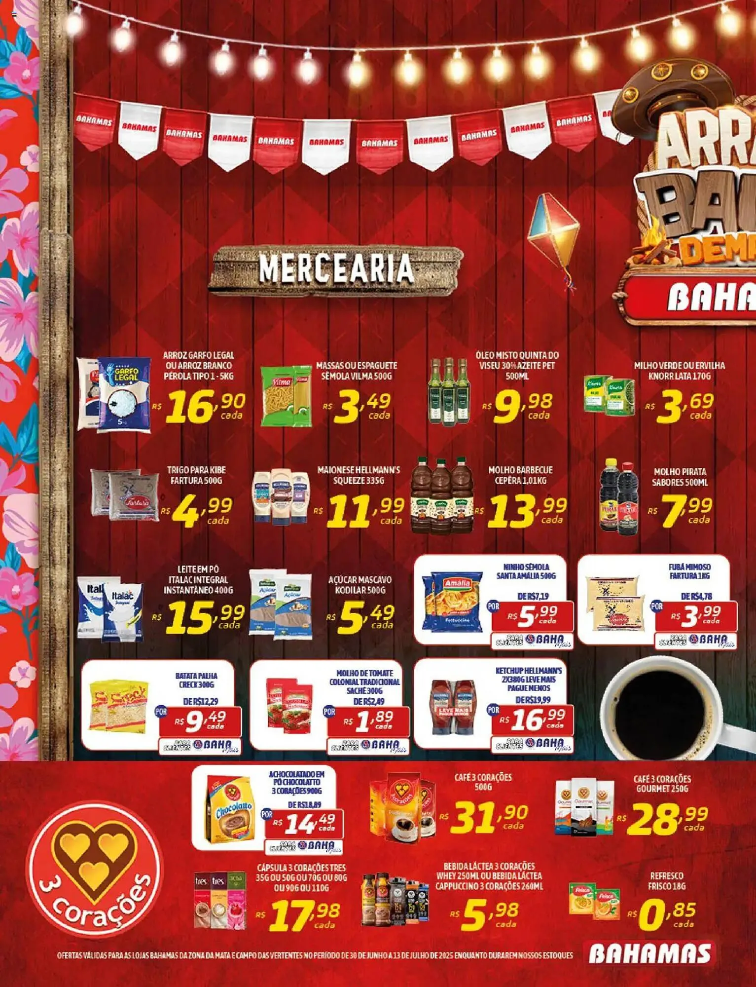 Encarte de Catálogo Bahamas Supermercados 30 de junho até 13 de julho 2025 - Pagina 2