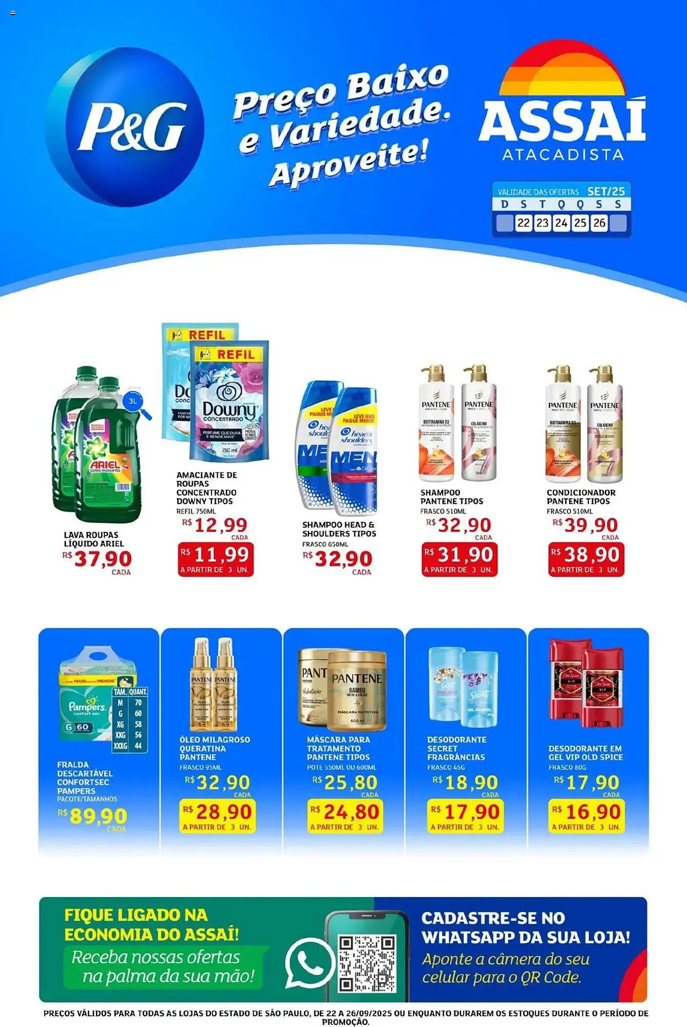 Encarte de Encarte Assaí Atacadista 22 de setembro até 26 de setembro 2025 - Pagina 1