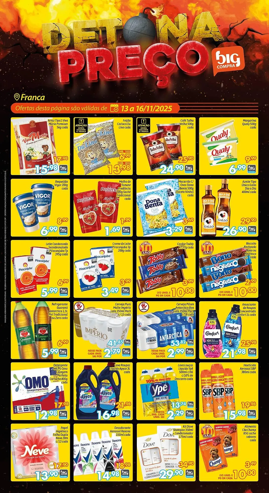 Encarte de Catálogo Supermercados Big Compra 13 de novembro até 16 de novembro 2025 - Pagina 1