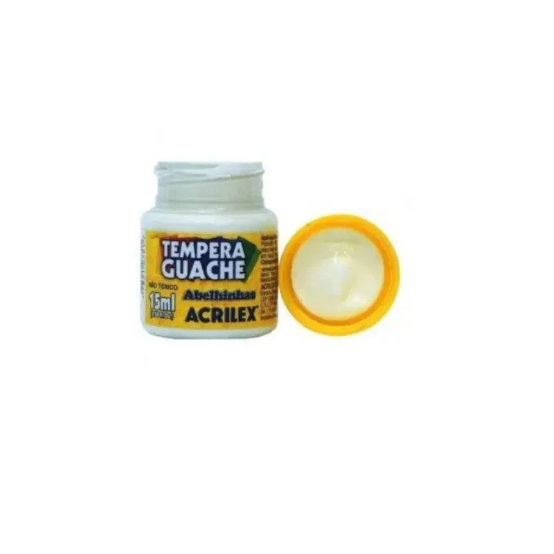 Tempera Guache Branco 15ml - Acrilex
