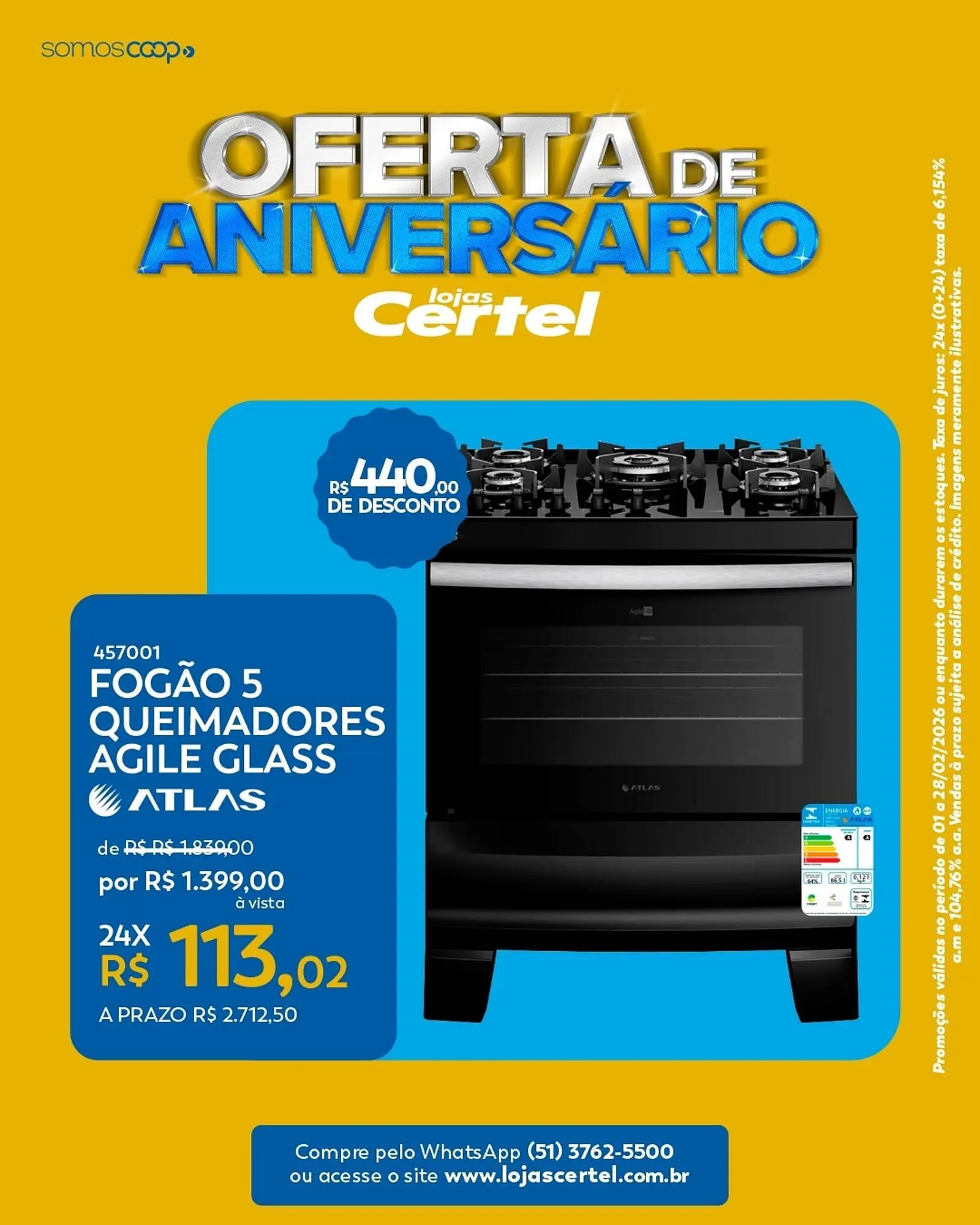 Encarte de Folheto Lojas Certel 12 de fevereiro até 28 de fevereiro 2026 - Pagina 4