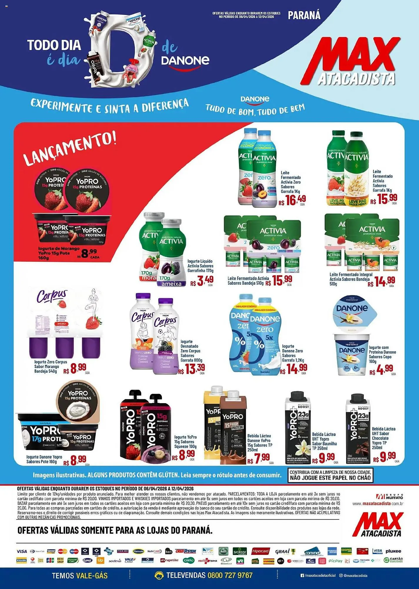 Encarte de Encarte Max Atacadista 6 de abril até 12 de abril 2026 - Pagina 1