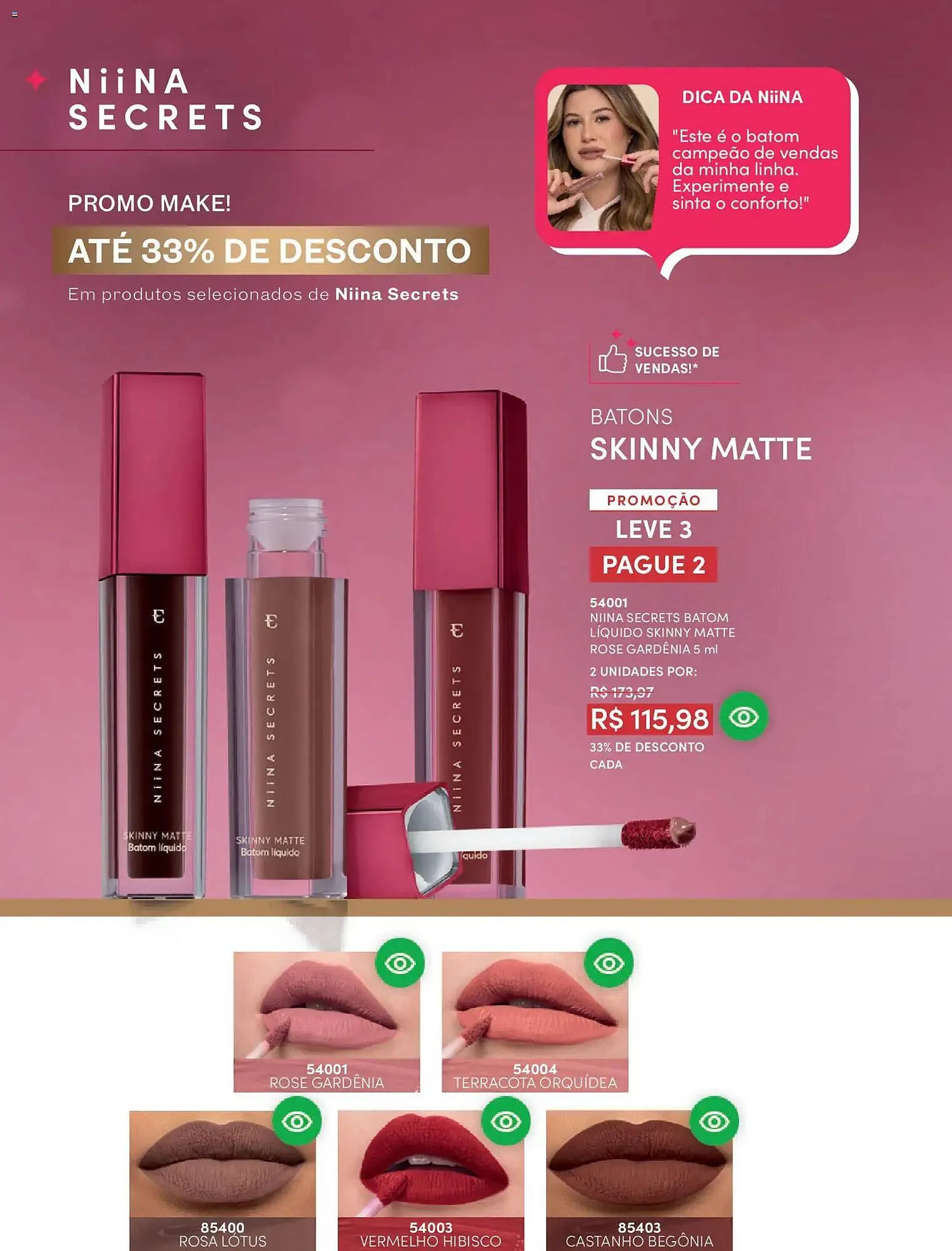 Encarte de Catálogo Eudora 19 de fevereiro até 19 de março 2026 - Pagina 60