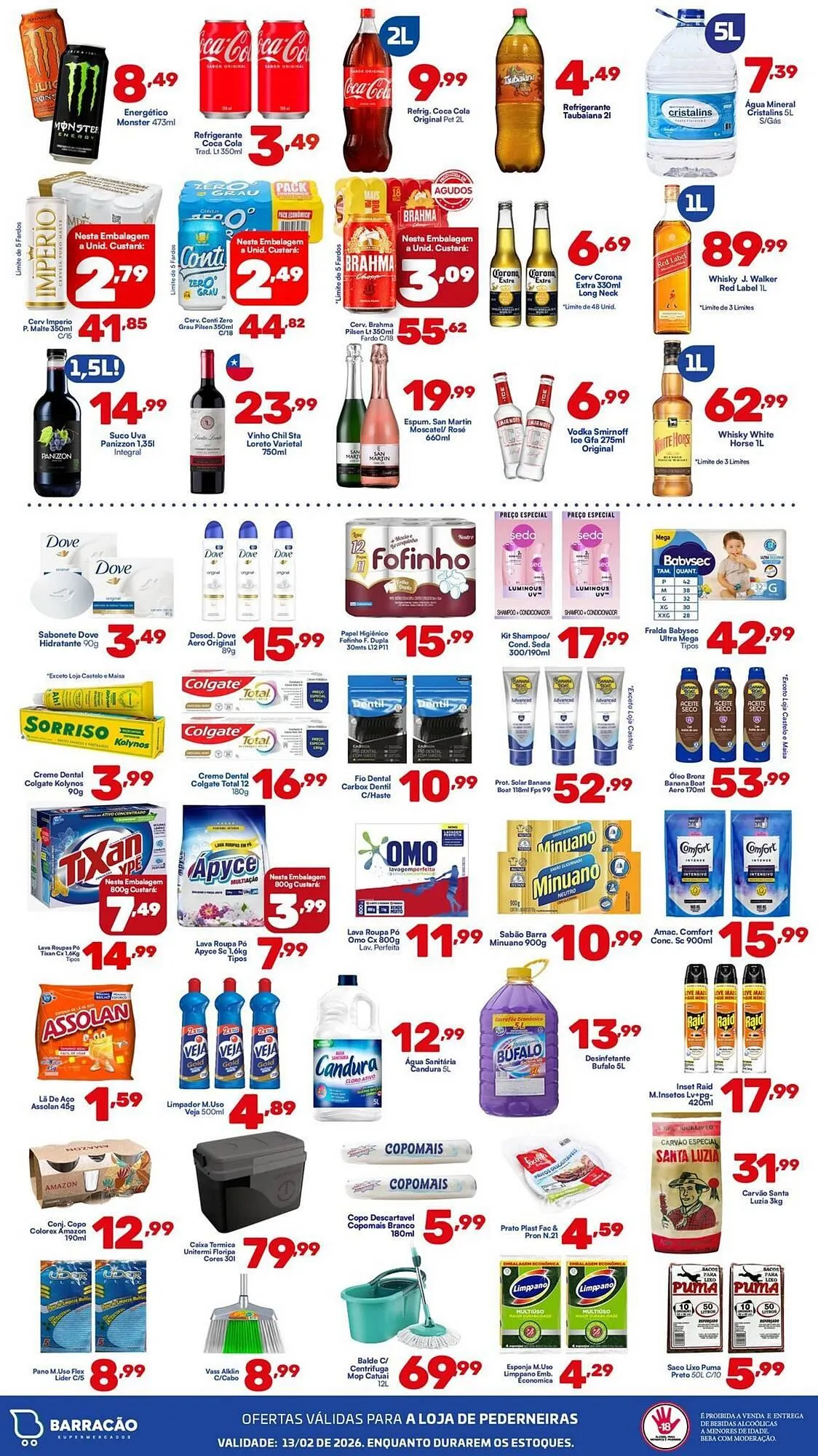 Encarte de Catálogo Barracão Supermercado 13 de fevereiro até 13 de fevereiro 2026 - Pagina 4
