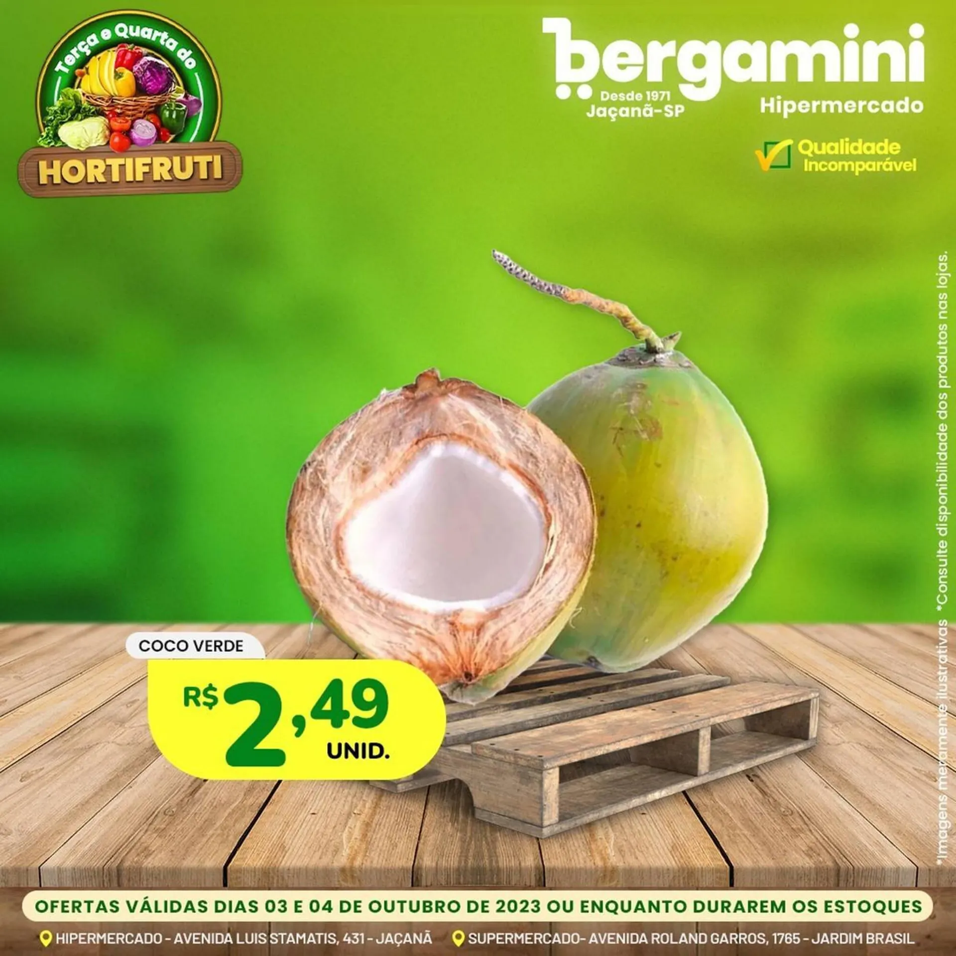 Encarte de Catálogo Supermercado Bergamini 3 de outubro até 4 de outubro 2023 - Pagina 3