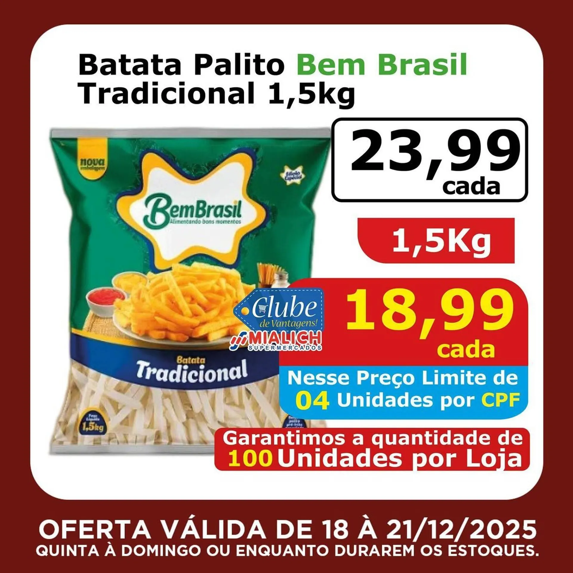 Encarte de Catálogo Mialich Supermercados 18 de dezembro até 21 de dezembro 2025 - Pagina 5