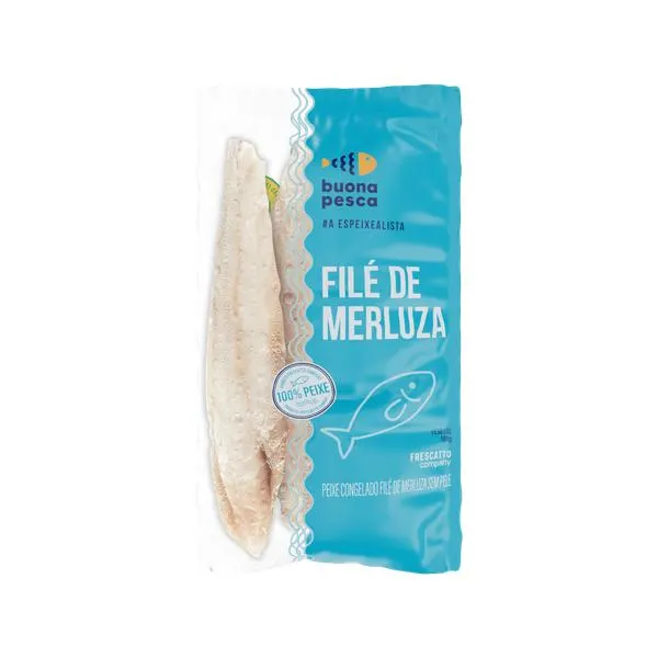 Peixe File de Merluza Congelado Buona Pesca 500g