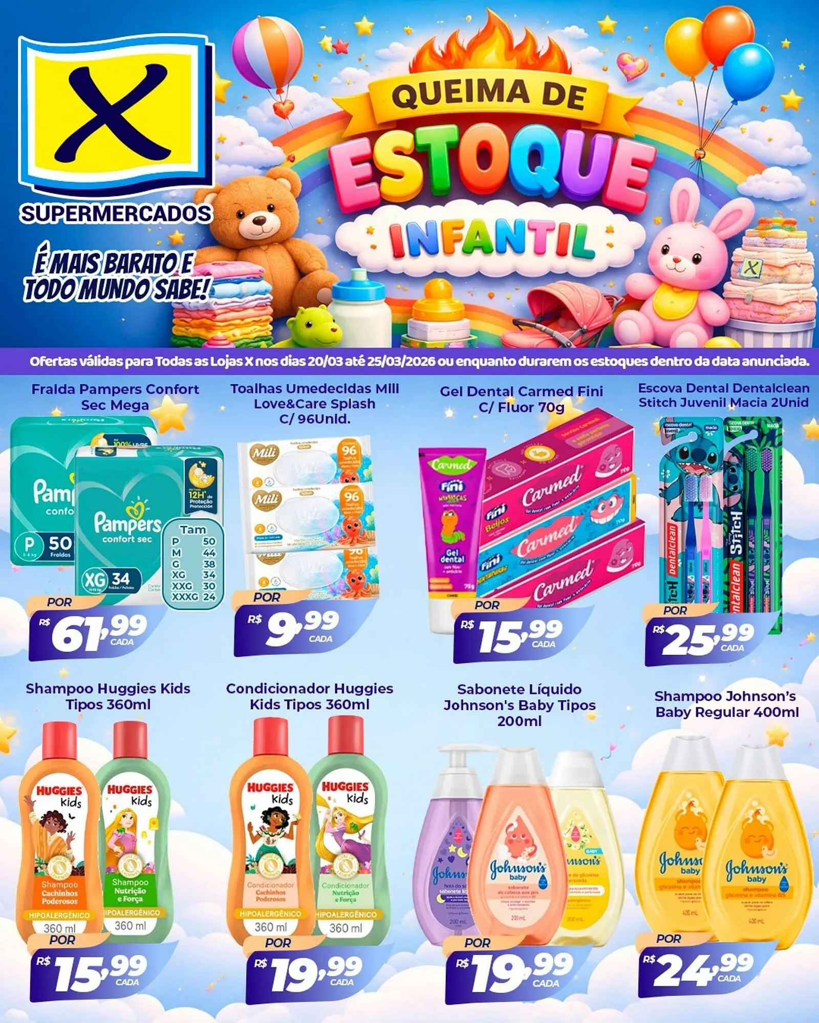 Encarte de Folheto X Supermercados 20 de março até 25 de março 2026 - Pagina 2