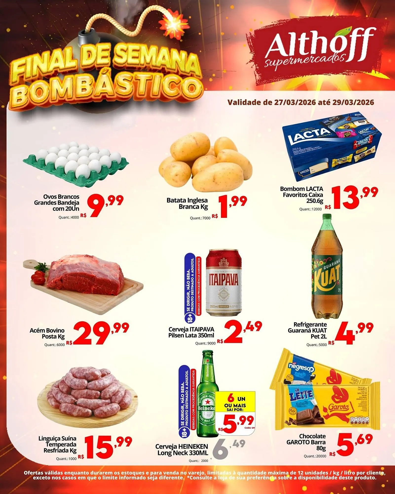 Encarte de Encarte Althoff Supermercados 26 de março até 29 de março 2026 - Pagina 1