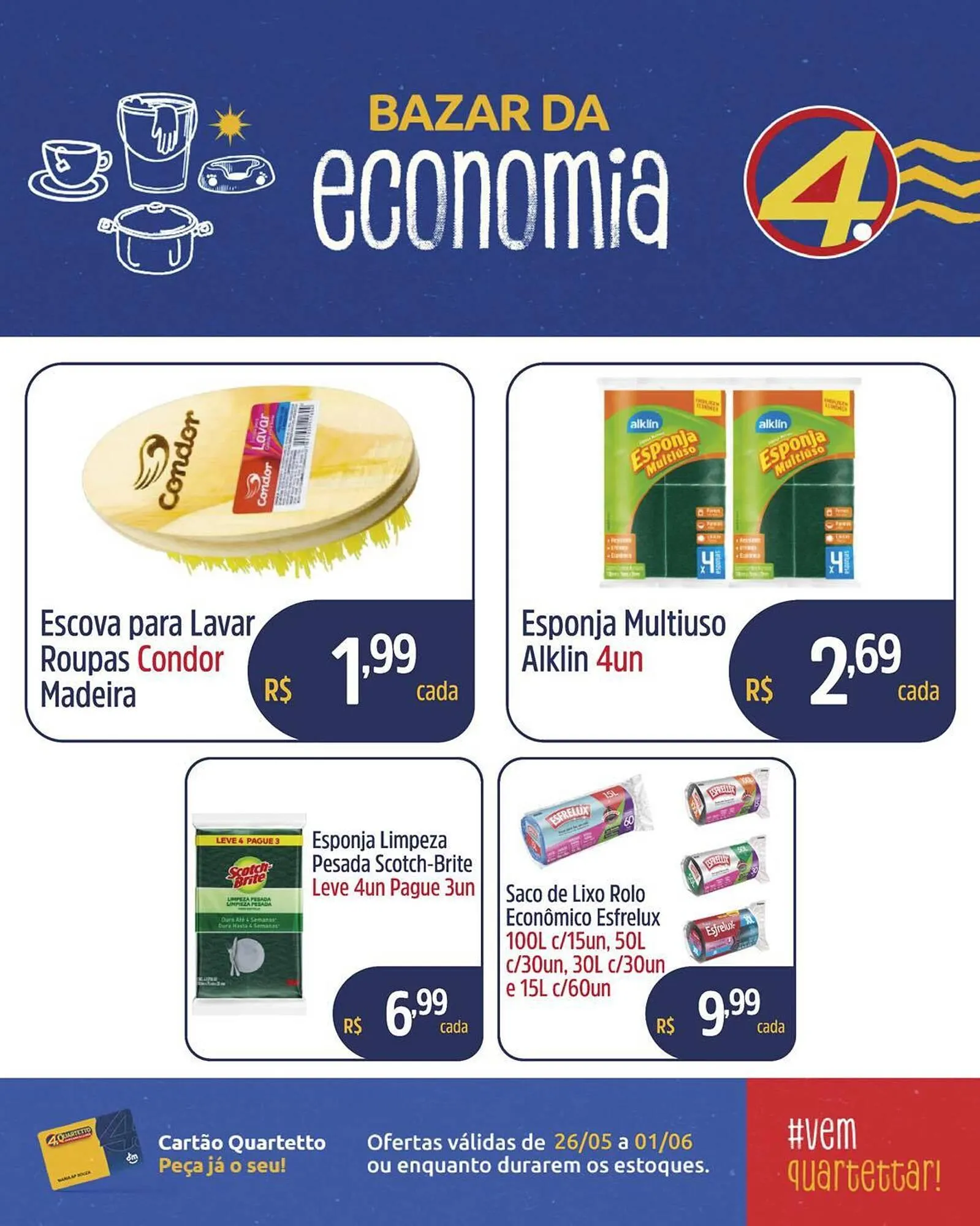 Encarte de Catálogo Quartetto Supermercados 27 de maio até 1 de junho 2025 - Pagina 2