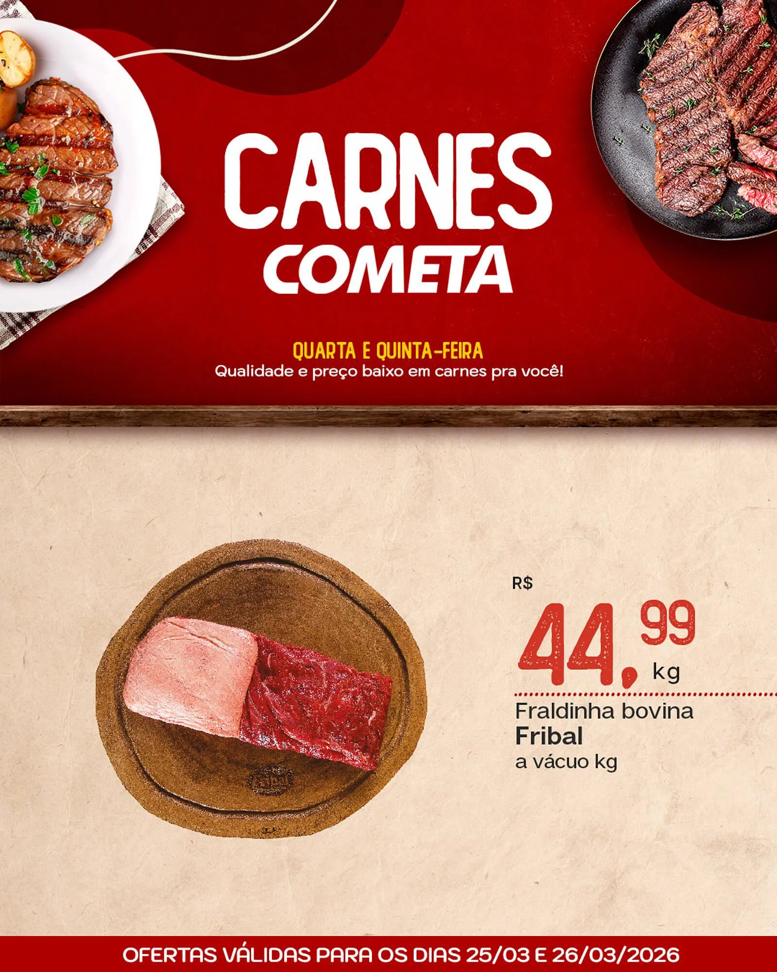 Encarte de Encarte Cometa Supermercados 25 de março até 26 de março 2026 - Pagina 4