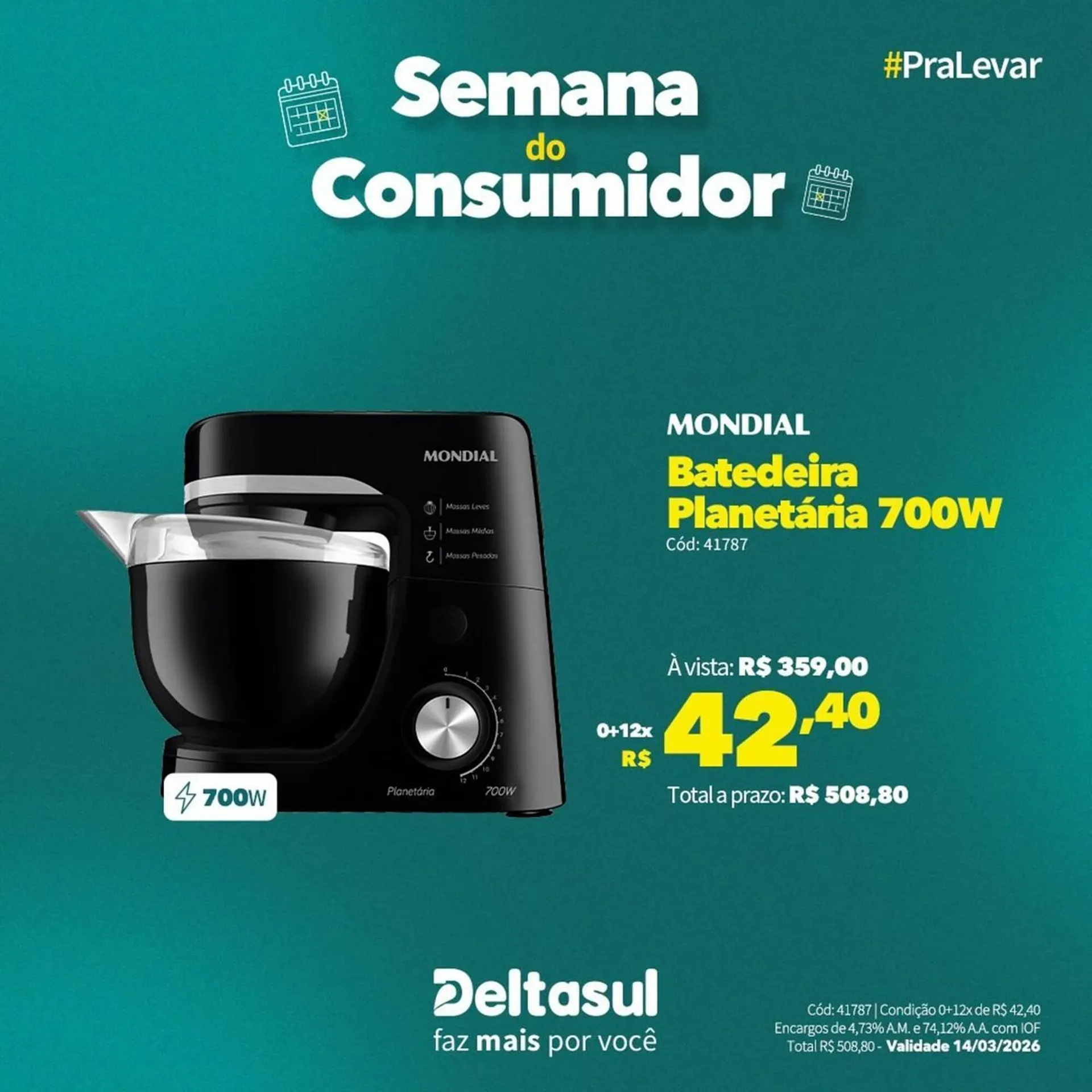 Folheto Deltasul - 1