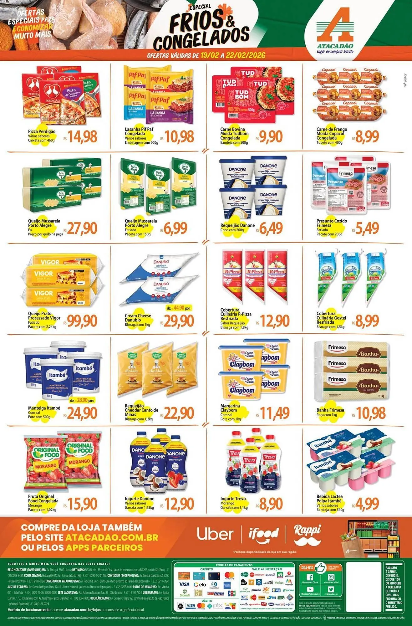 Encarte de Folheto Atacadão 19 de fevereiro até 22 de fevereiro 2026 - Pagina 2