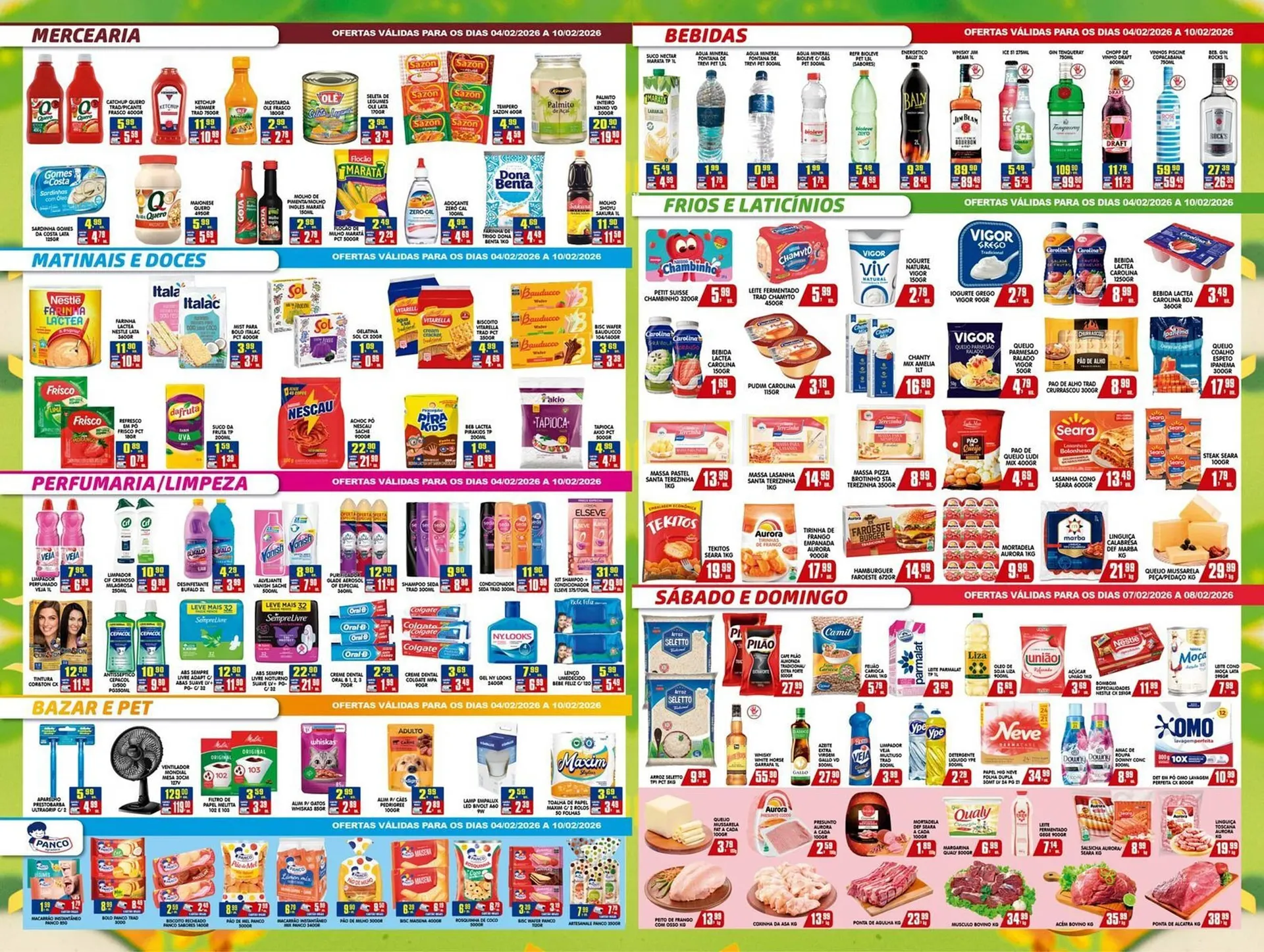 Encarte de Folheto Higa's Supermercado 4 de fevereiro até 10 de fevereiro 2026 - Pagina 2