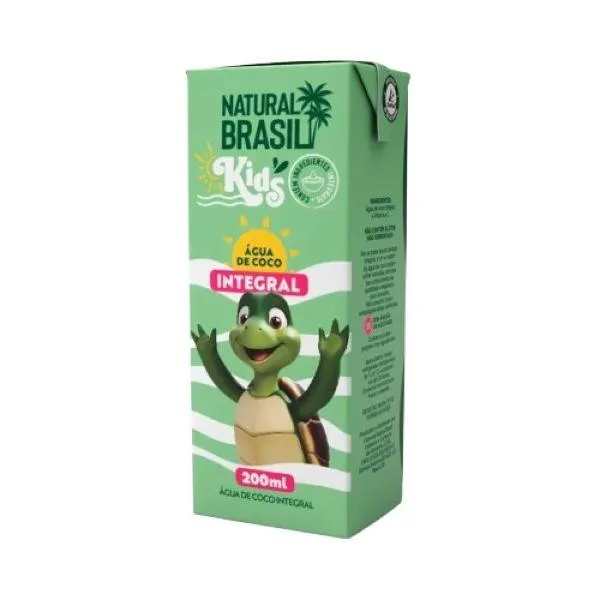 Água de Coco Natural Brasil Integral KIDS 200ml 1 UN