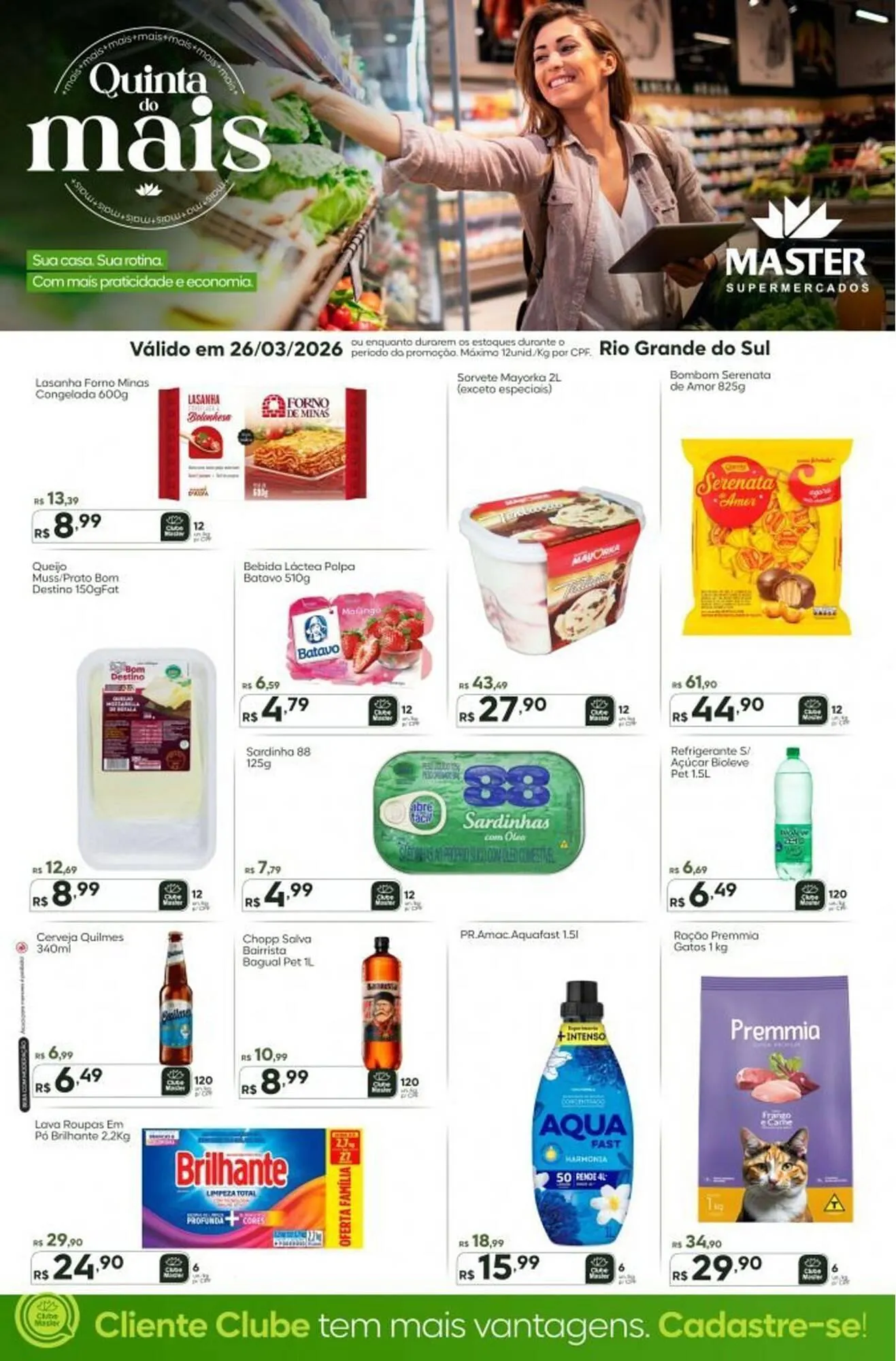 Encarte de Folheto Master Supermercados 26 de março até 26 de março 2026 - Pagina 1