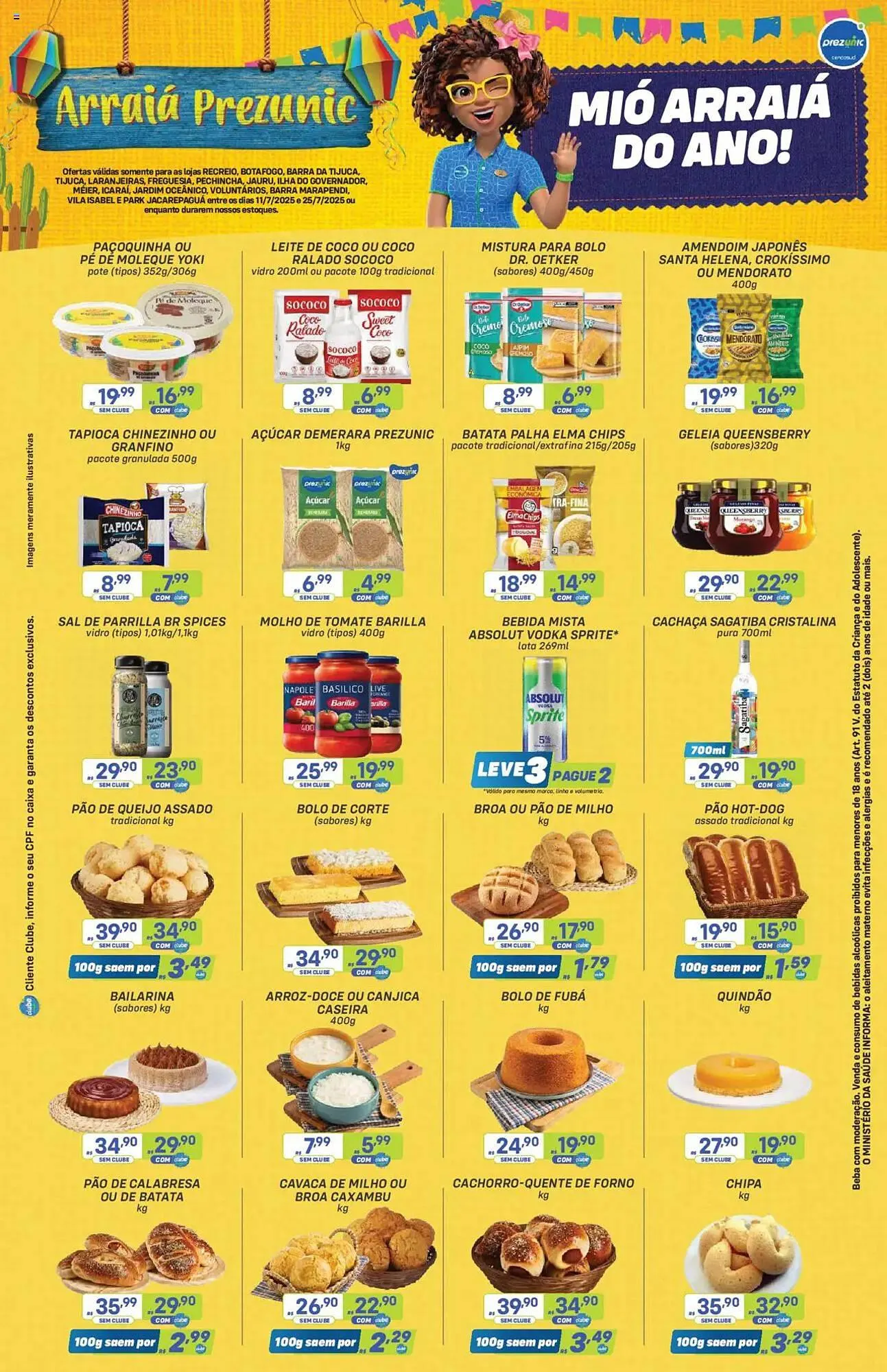 Encarte de Catálogo Prezunic 9 de julho até 24 de julho 2025 - Pagina 5