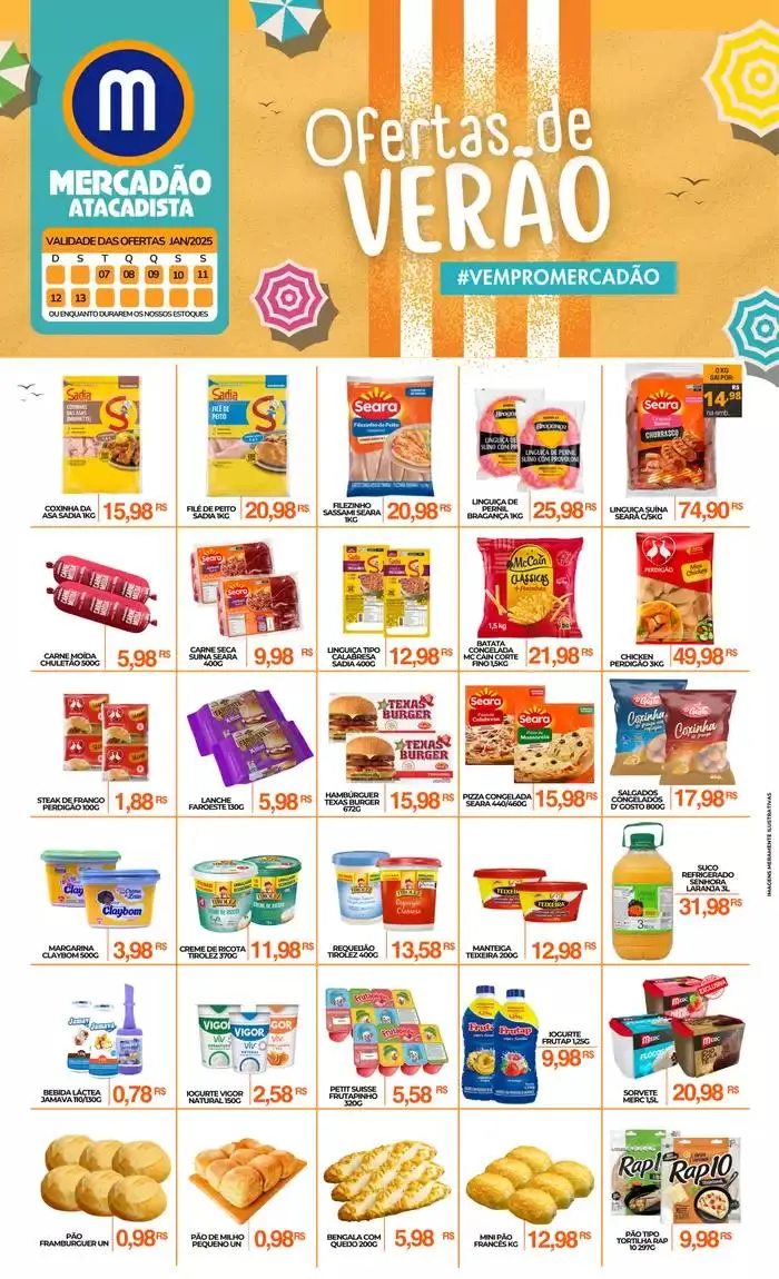 Encarte de Ofertas exclusivas para nossos clientes 8 de janeiro até 13 de janeiro 2025 - Pagina 1