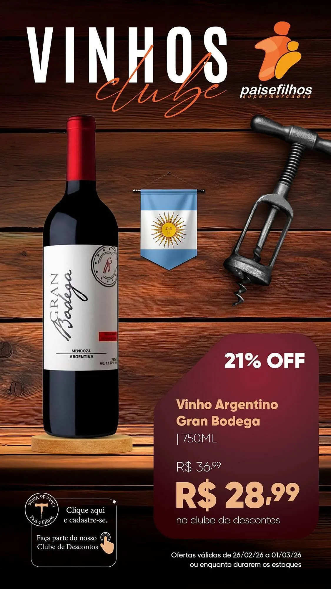 Encarte de Catálogo Pais e Filhos Supermercados 26 de fevereiro até 1 de março 2026 - Pagina 2