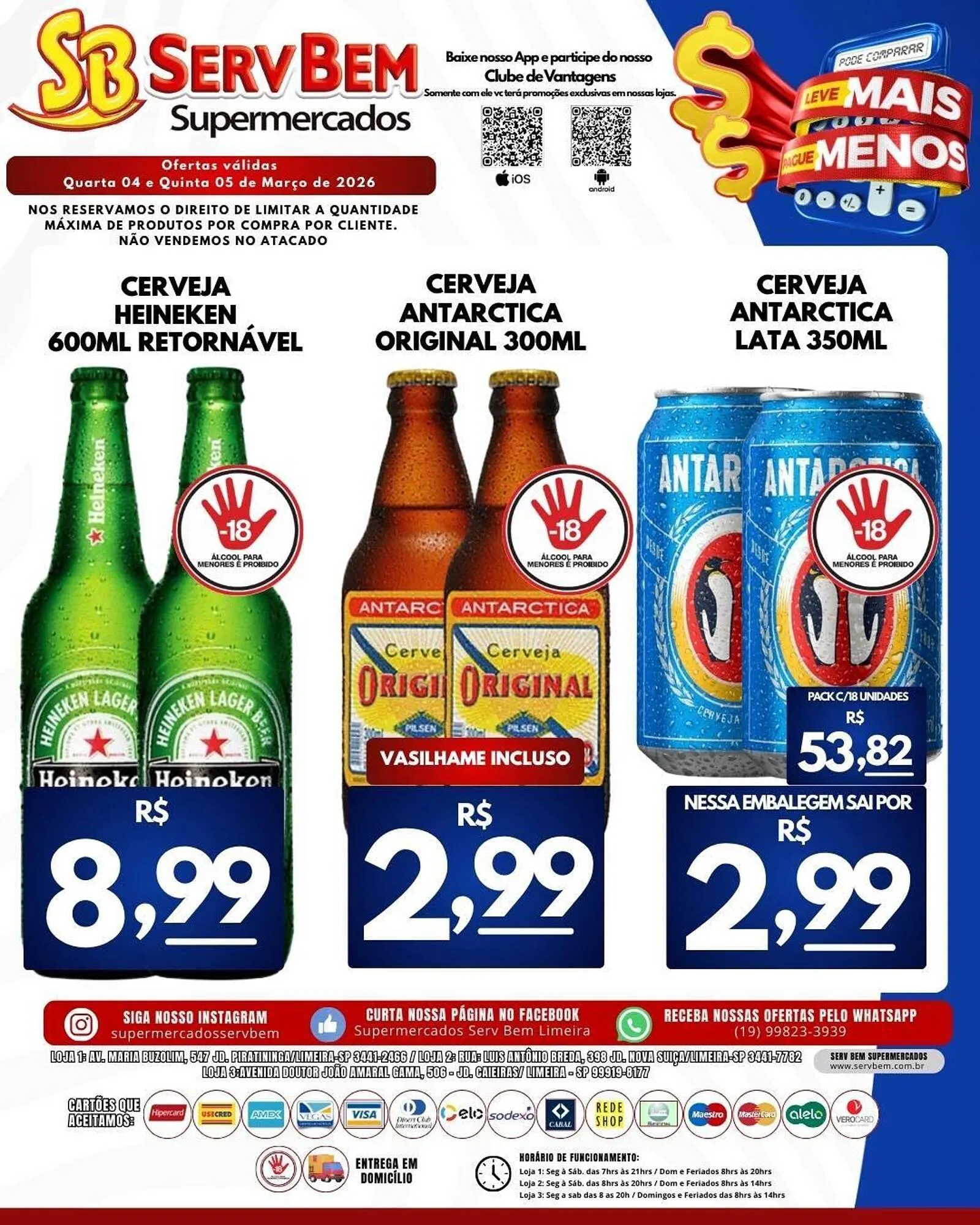 Encarte de Catálogo ServBem 4 de março até 5 de março 2026 - Pagina 1